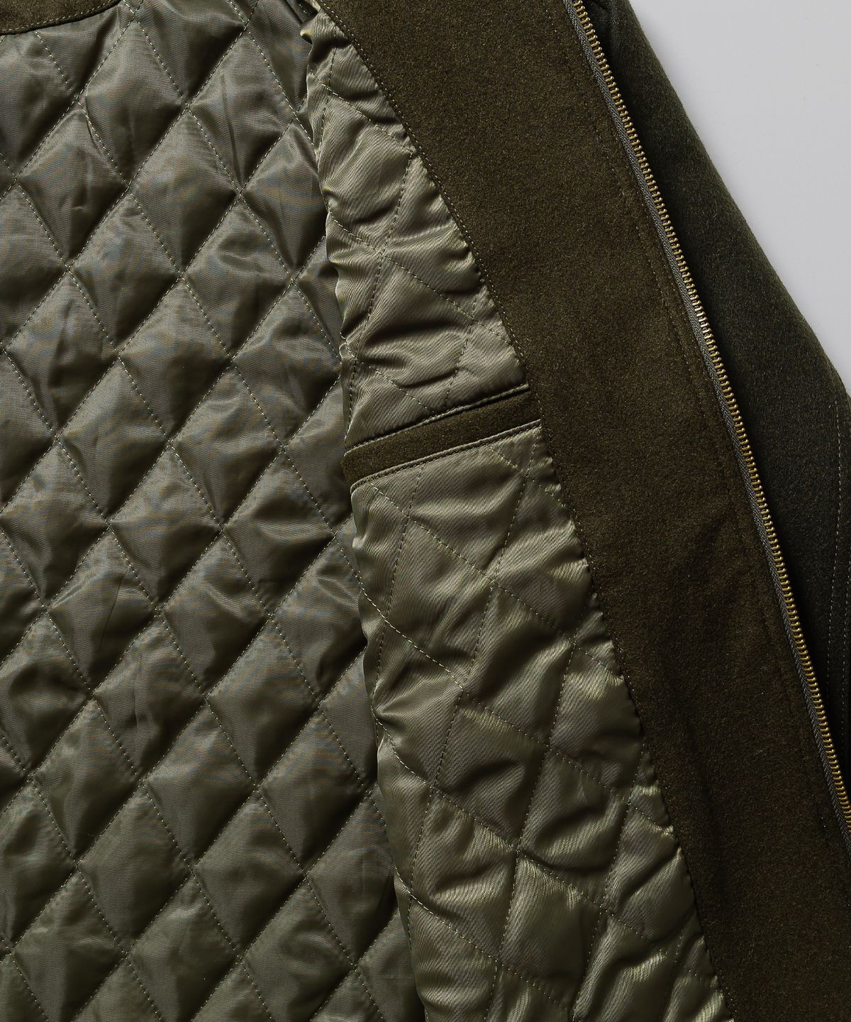 디키즈(DICKIES) 울 집업 초어 재킷 Olive