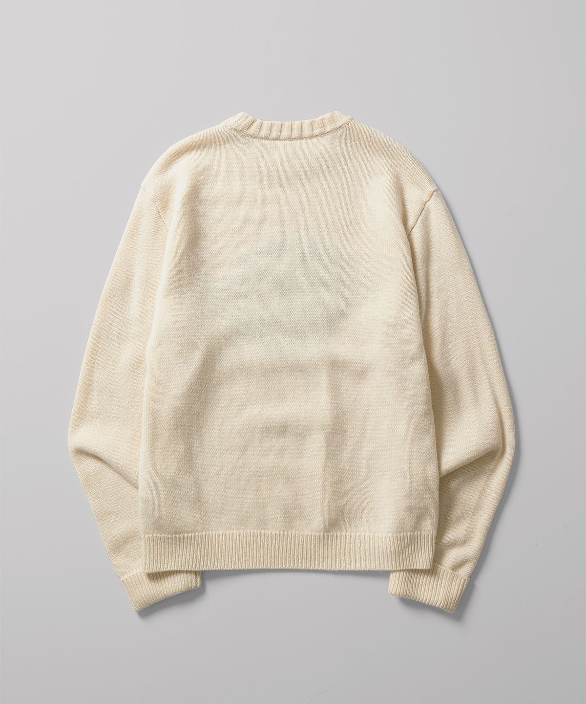 디키즈(DICKIES) 트리 로고 풀오버 니트 Cream