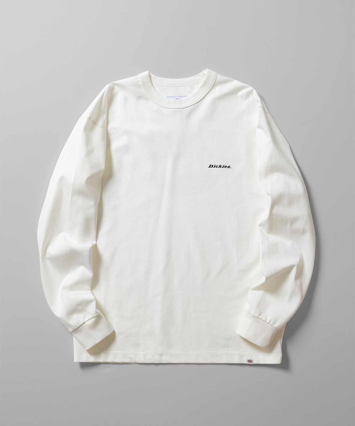 디키즈(DICKIES) 백 트리 로고 롱슬리브 White