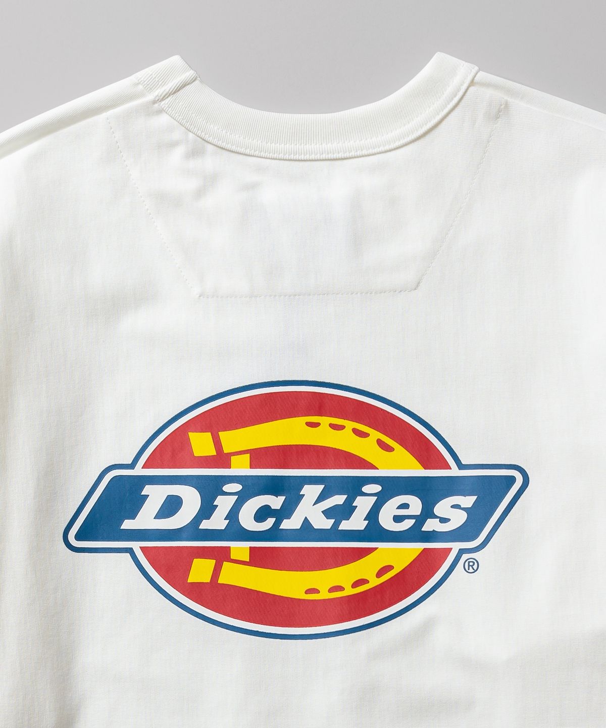 디키즈(DICKIES) 백 트리 로고 롱슬리브 White