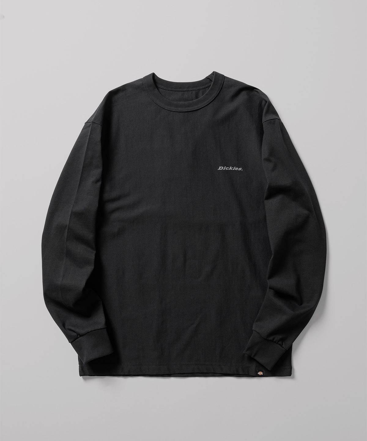 디키즈(DICKIES) 백 모노 로고 롱슬리브 Black