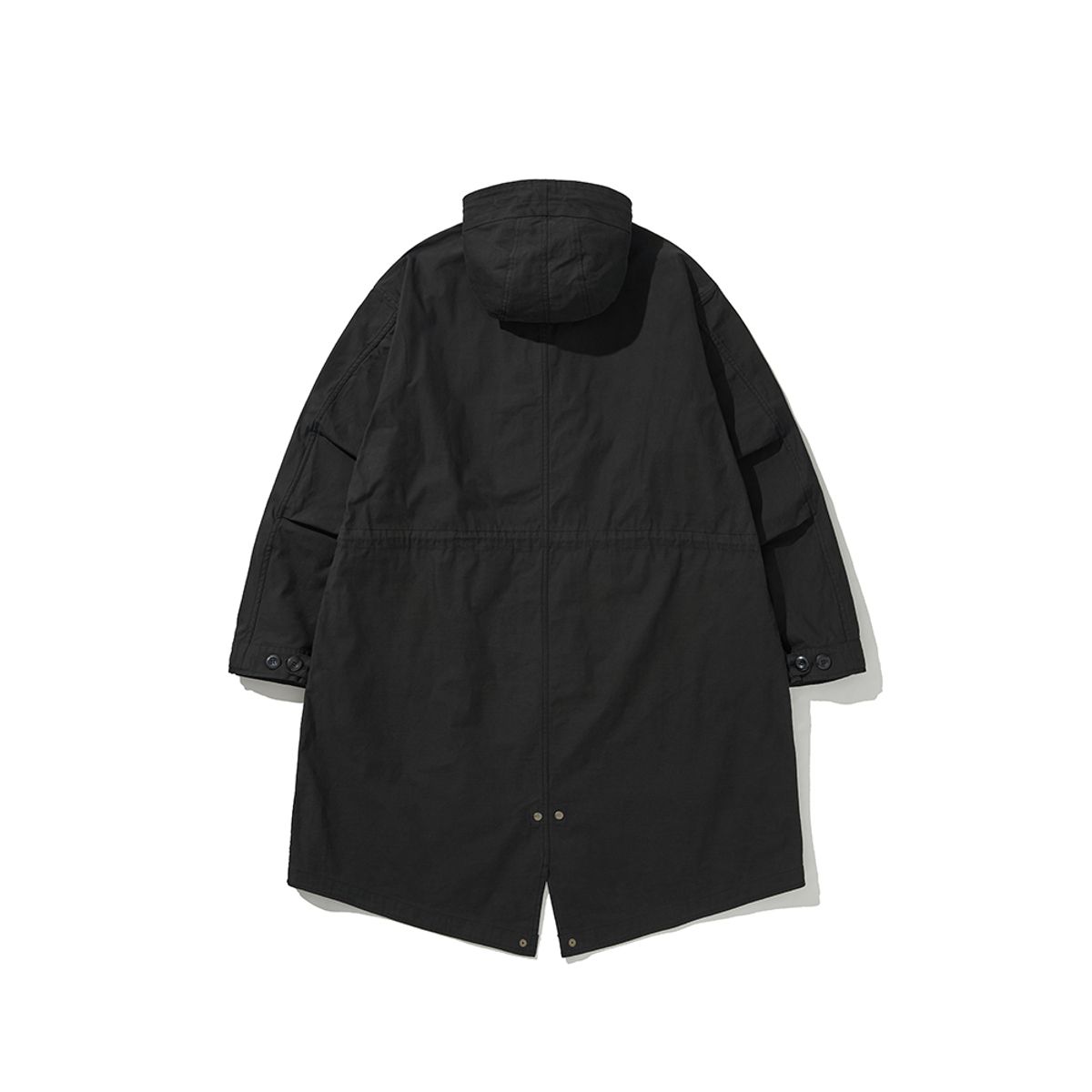 히즈핸더(HISHANDER) BACKSATIN M-51 FISHTAIL PARKA [Black]