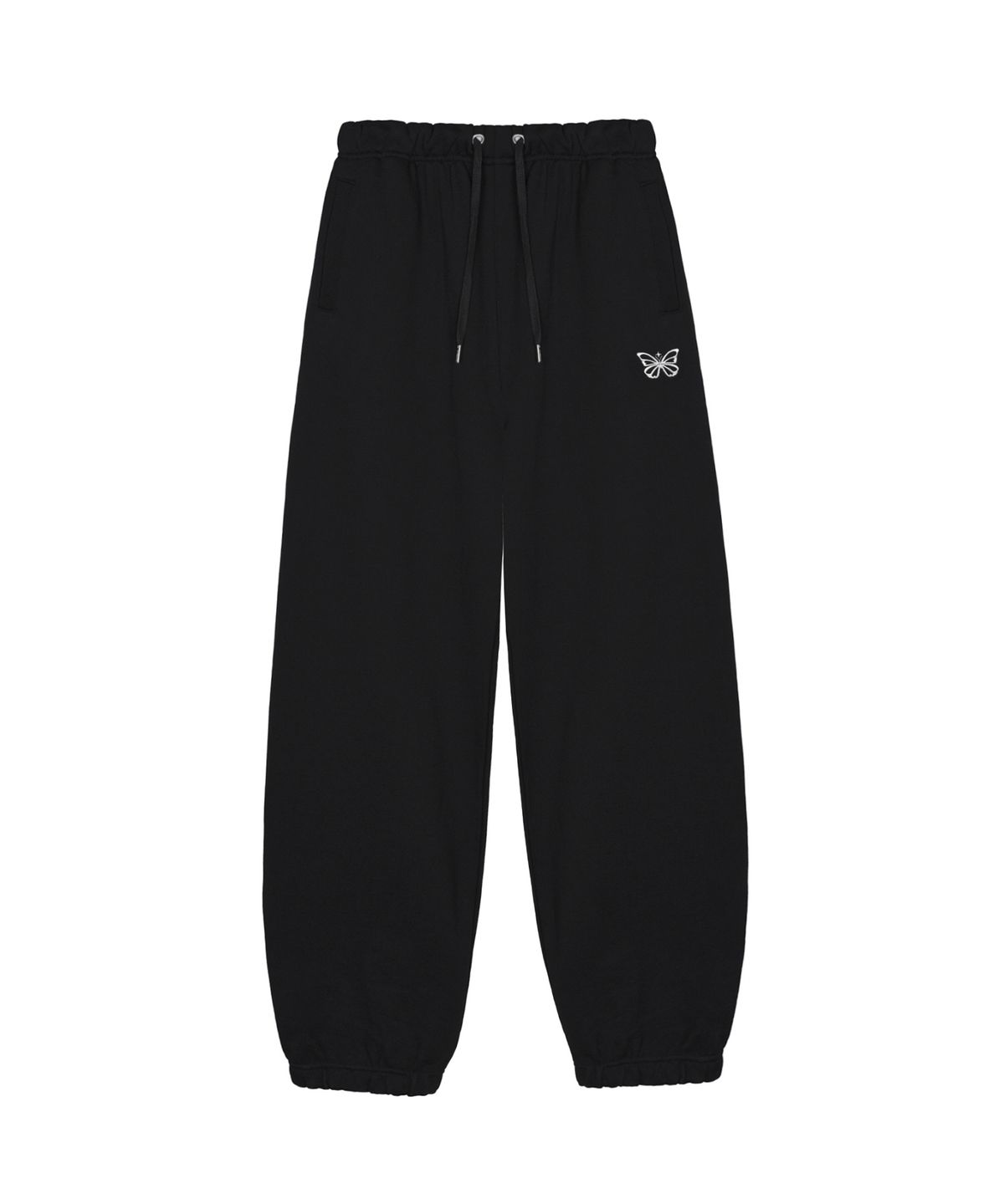 닉앤니콜(NICK&NICOLE) BUTTERFLY WIDE QUALITY PANTS_BLACK