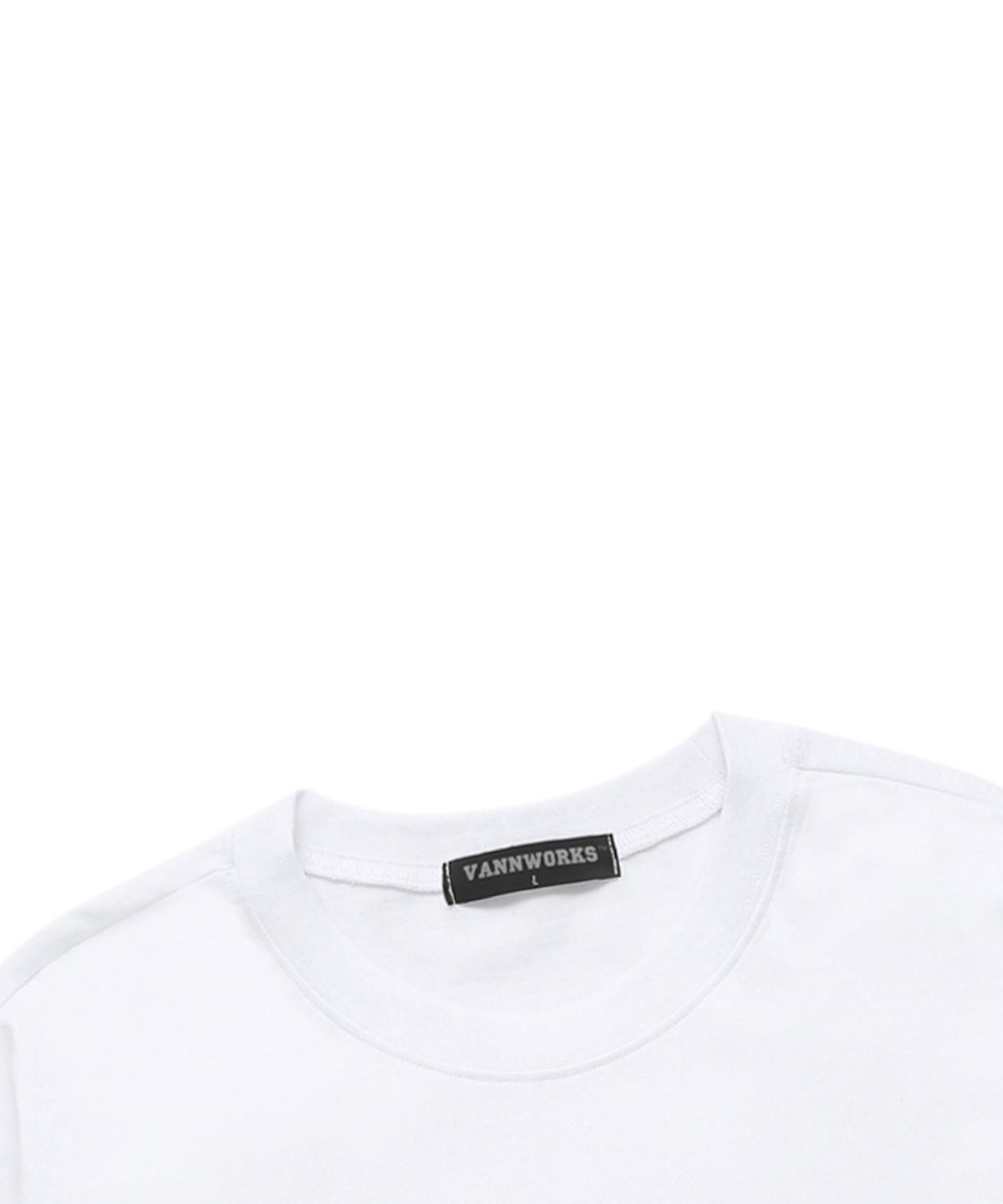 밴웍스(VANNWORKS) COLOR BALANCE TYPO 롱슬리브 (VLS0098) 화이트