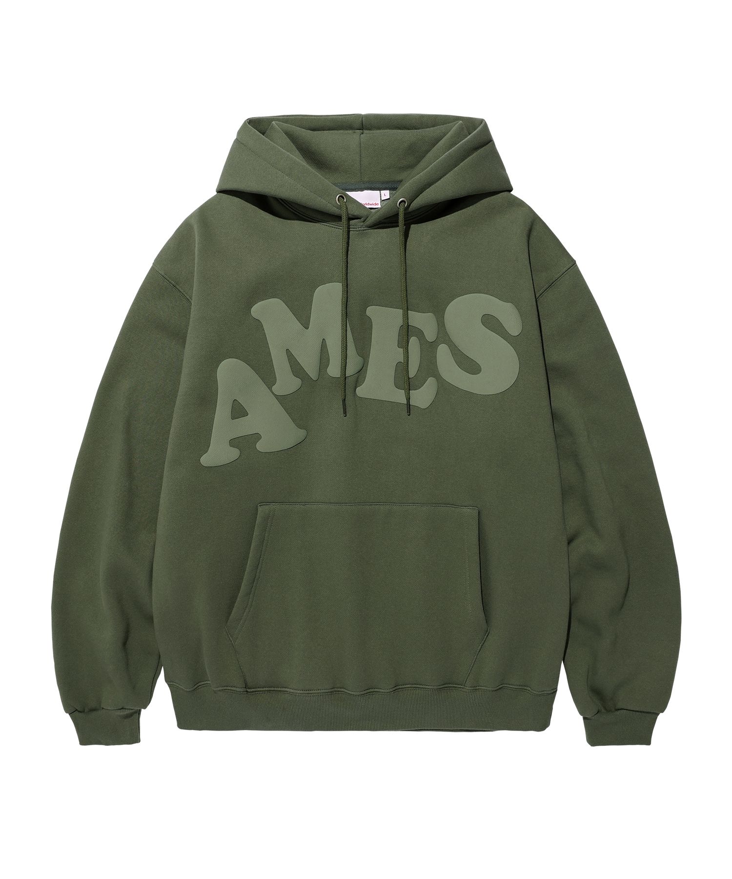MUSINSA公式 | AMES-WORLDWIDE BIG TYPO HOODIE (6 colors)