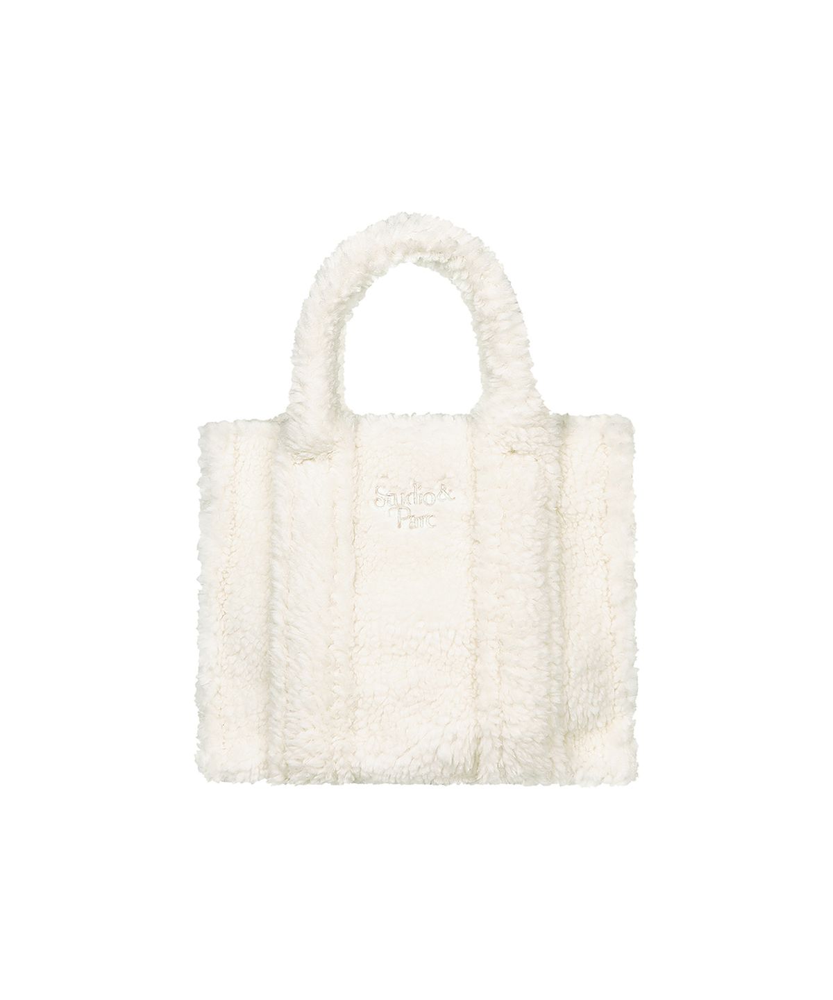 스튜디오앤파르크(STUDIO&PARC) Shearing Tote Bag_White
