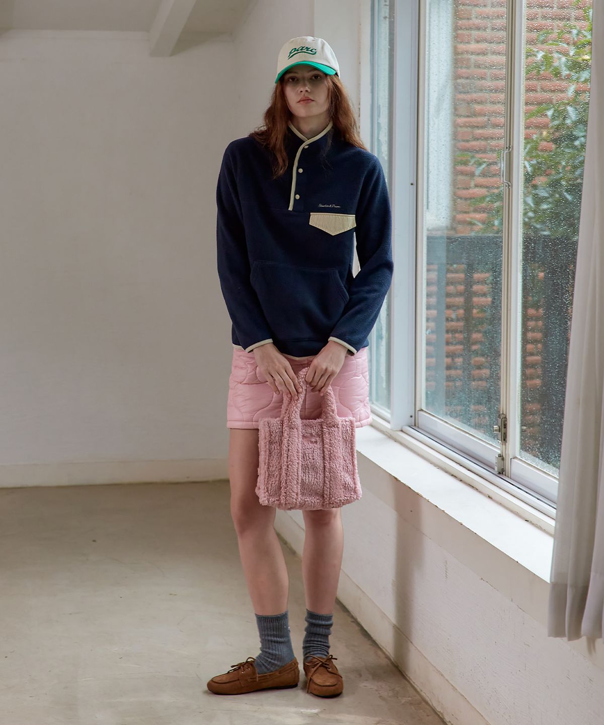 스튜디오앤파르크(STUDIO&PARC) Shearing Tote Bag_Pink