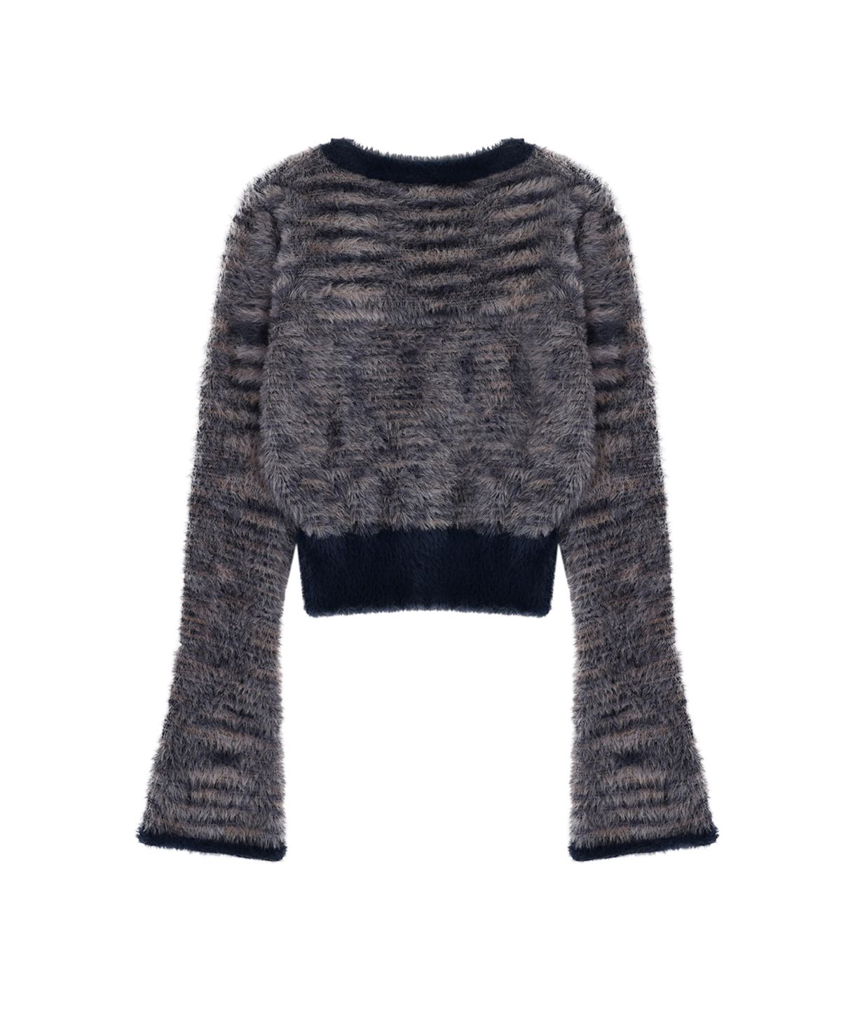 오디너리 홀리데이(ORDINARY HOLIDAY) WINGS BOKEH KNIT TOP [NAVY]