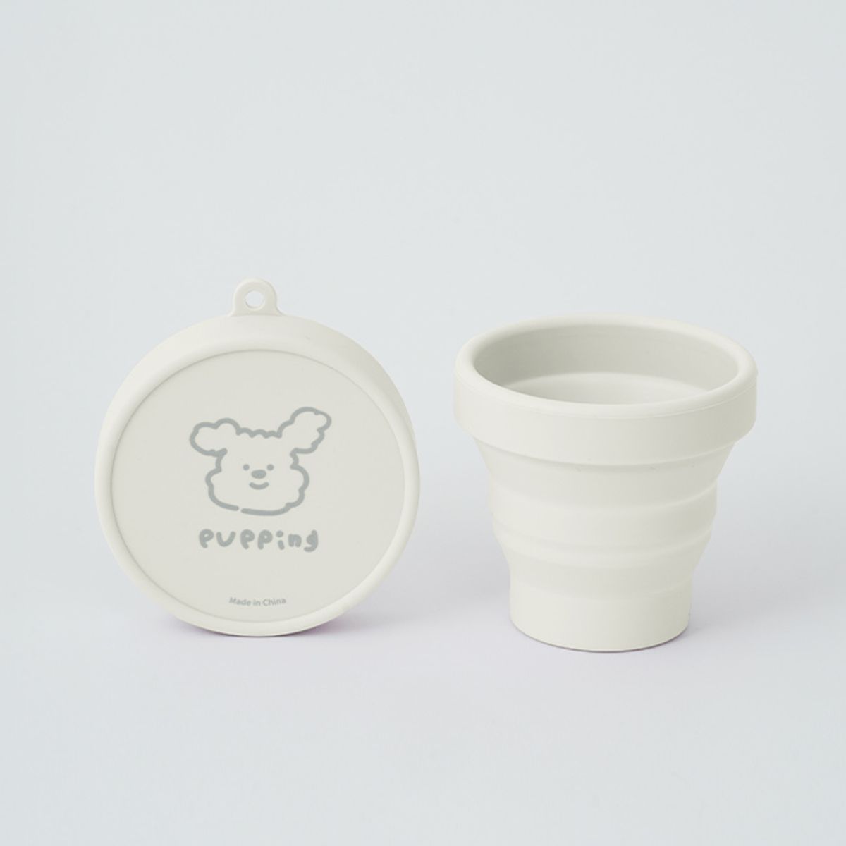 퍼핑(PUPPING) 강아지 휴대용 컵