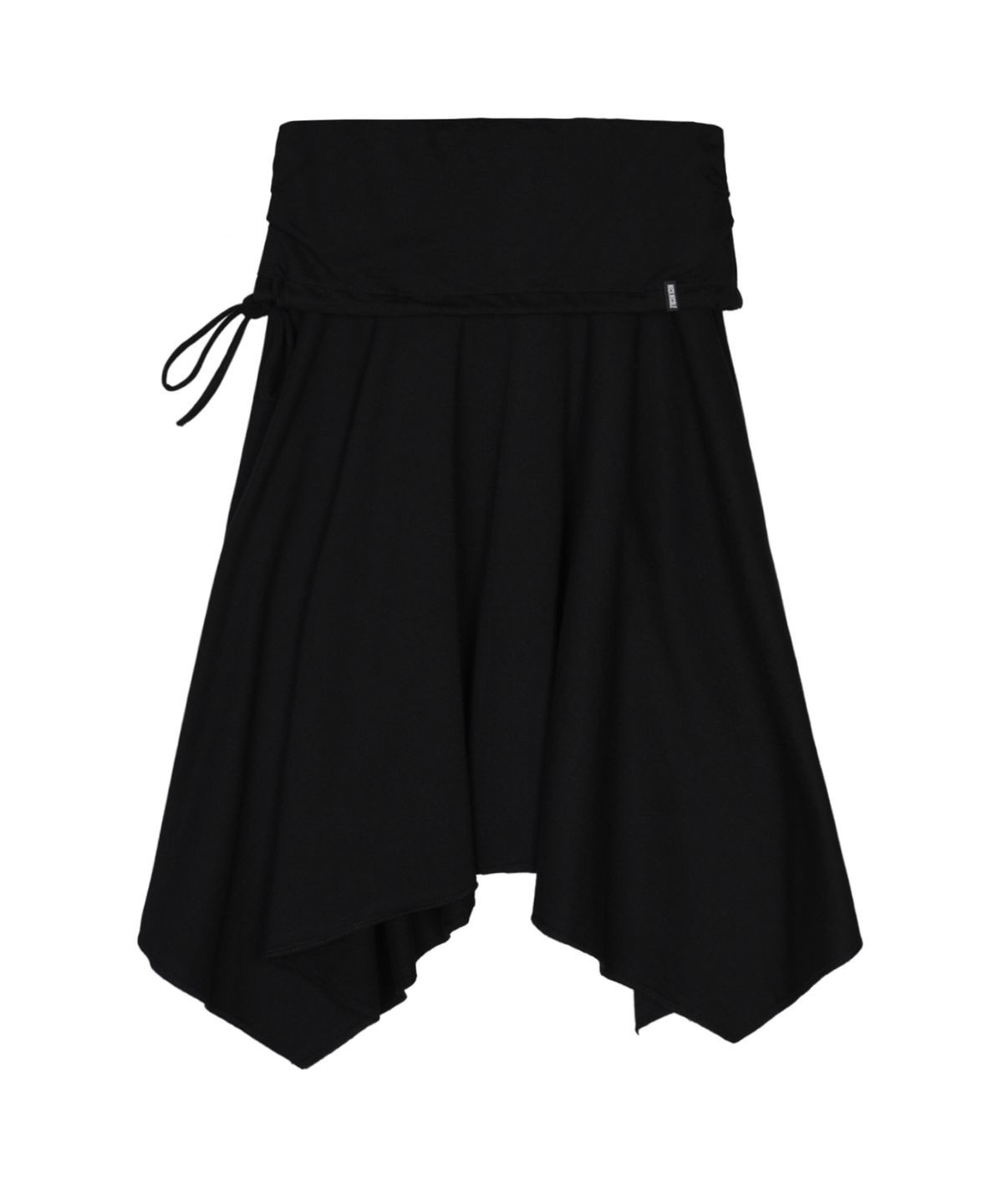 닉앤니콜(NICK&NICOLE) SHIRRING FLARE MIDI SKIRT_BLACK