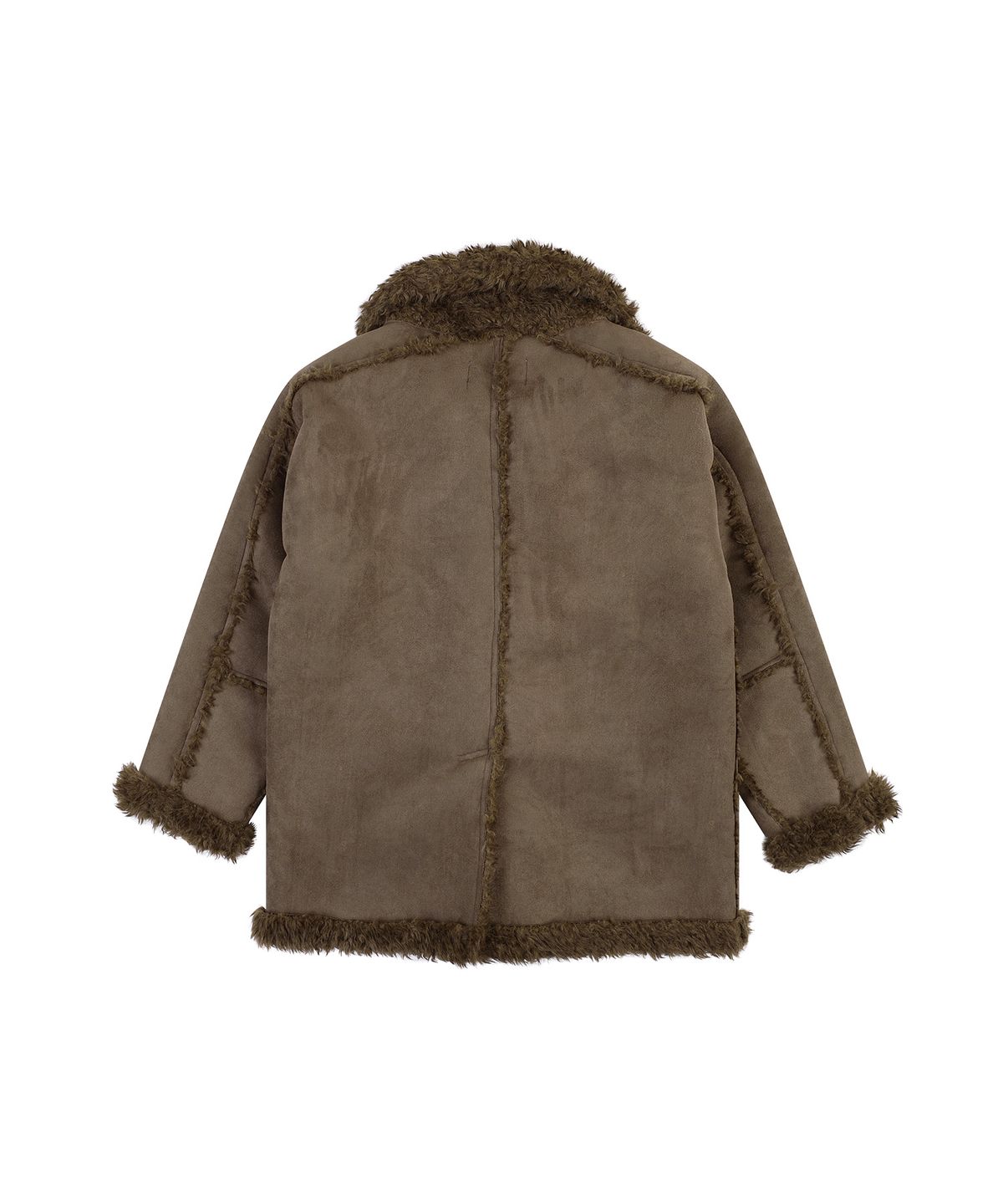 오디너리 홀리데이(ORDINARY HOLIDAY) SHEARLING SINGLE COAT [BROWN]