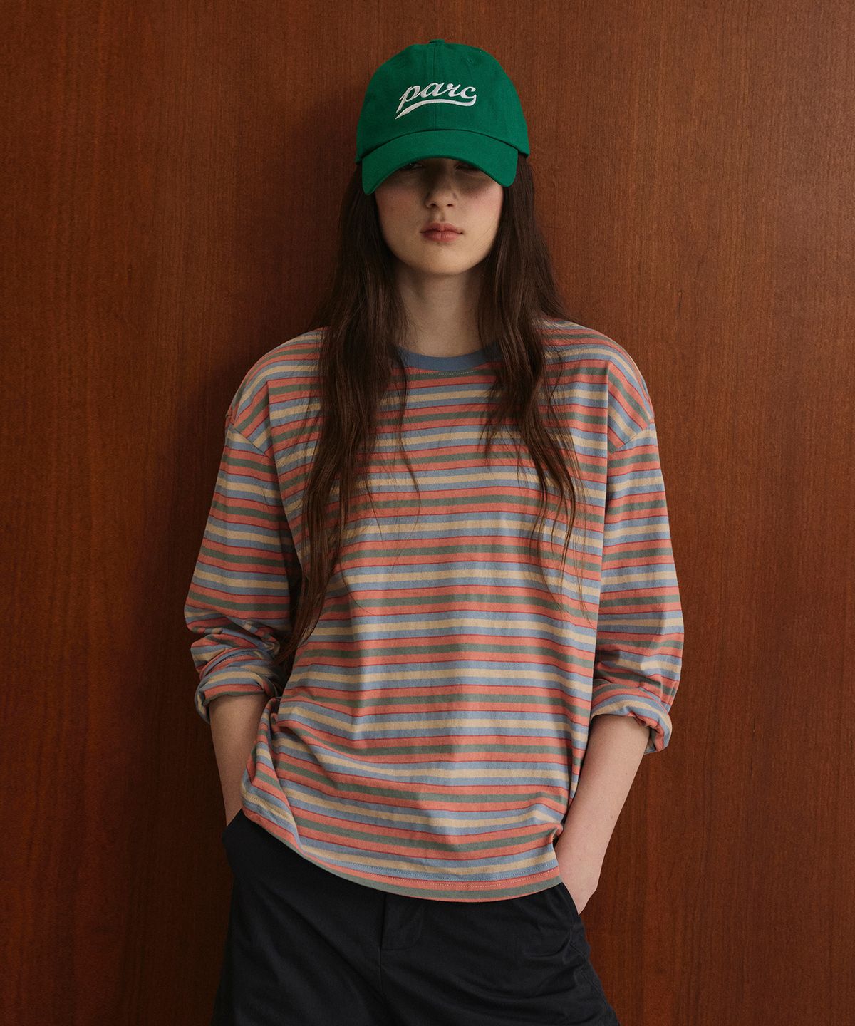 스튜디오앤파르크(STUDIO&PARC) Parc Logo Ball Cap_Green