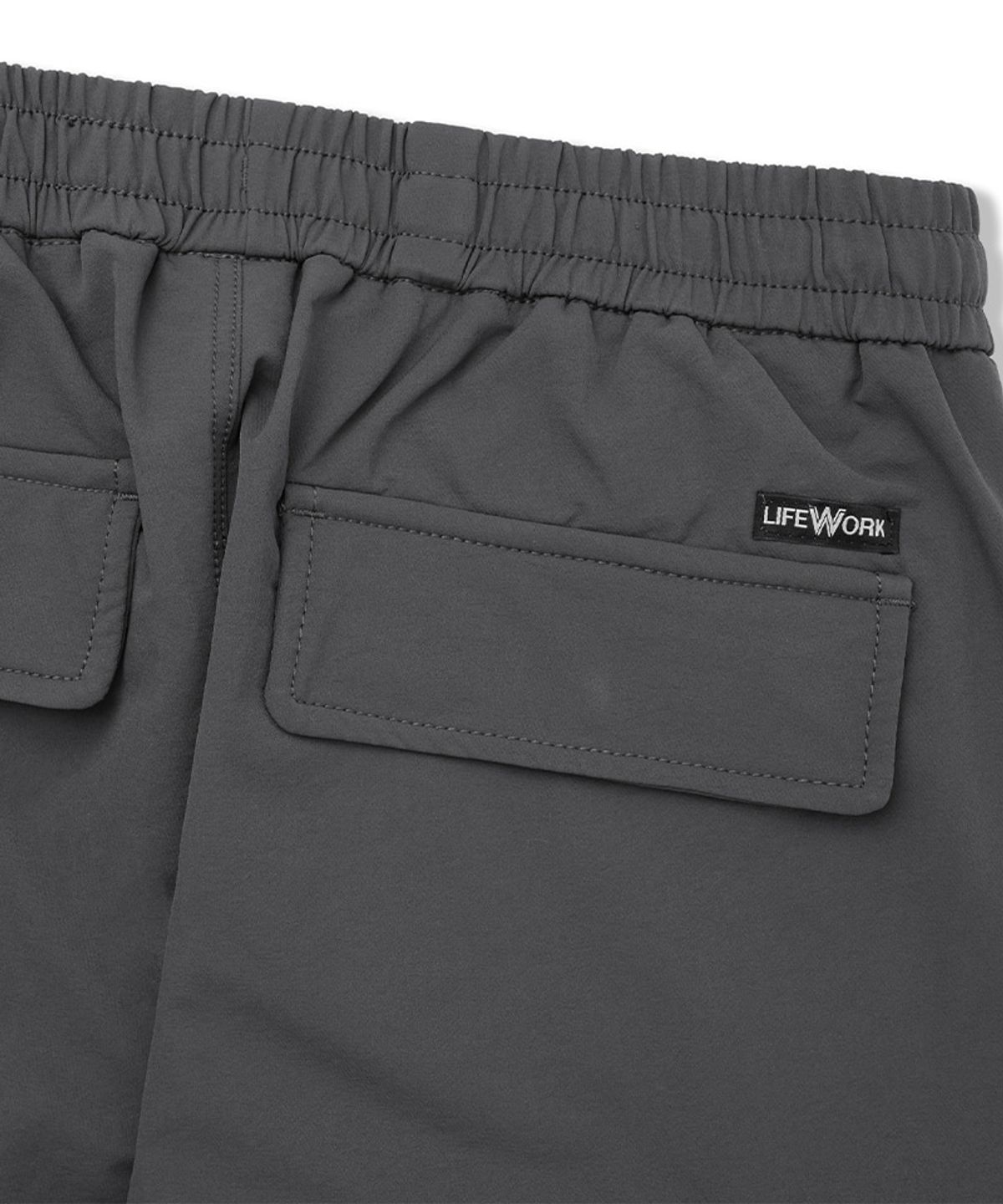 라이프워크(LIFEWORK) L1 로고 심플 조거팬츠