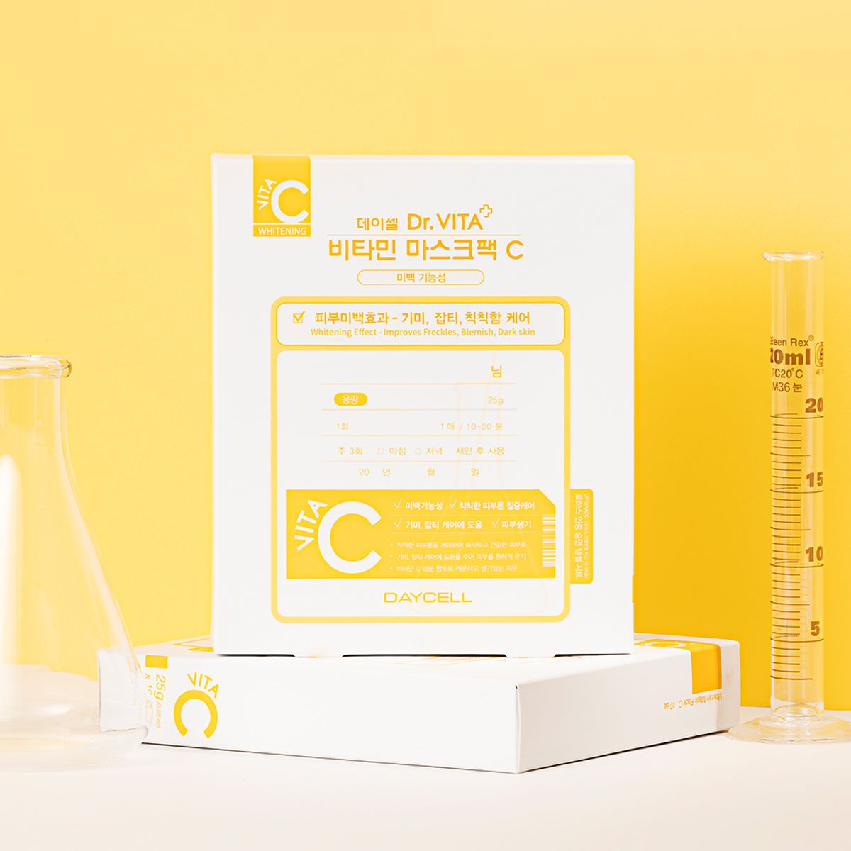 닥터비타(DRVITA) 마스크 팩 집중 미백케어 (C) 25g x 10매