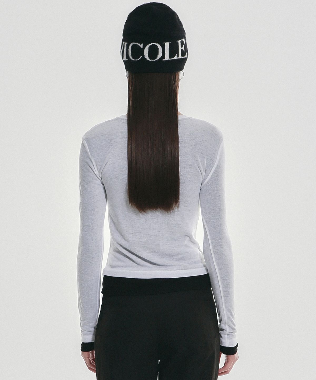 닉앤니콜(NICK&NICOLE) DOUBLE LAYERED LONG SLEEVE TOP_WHITE
