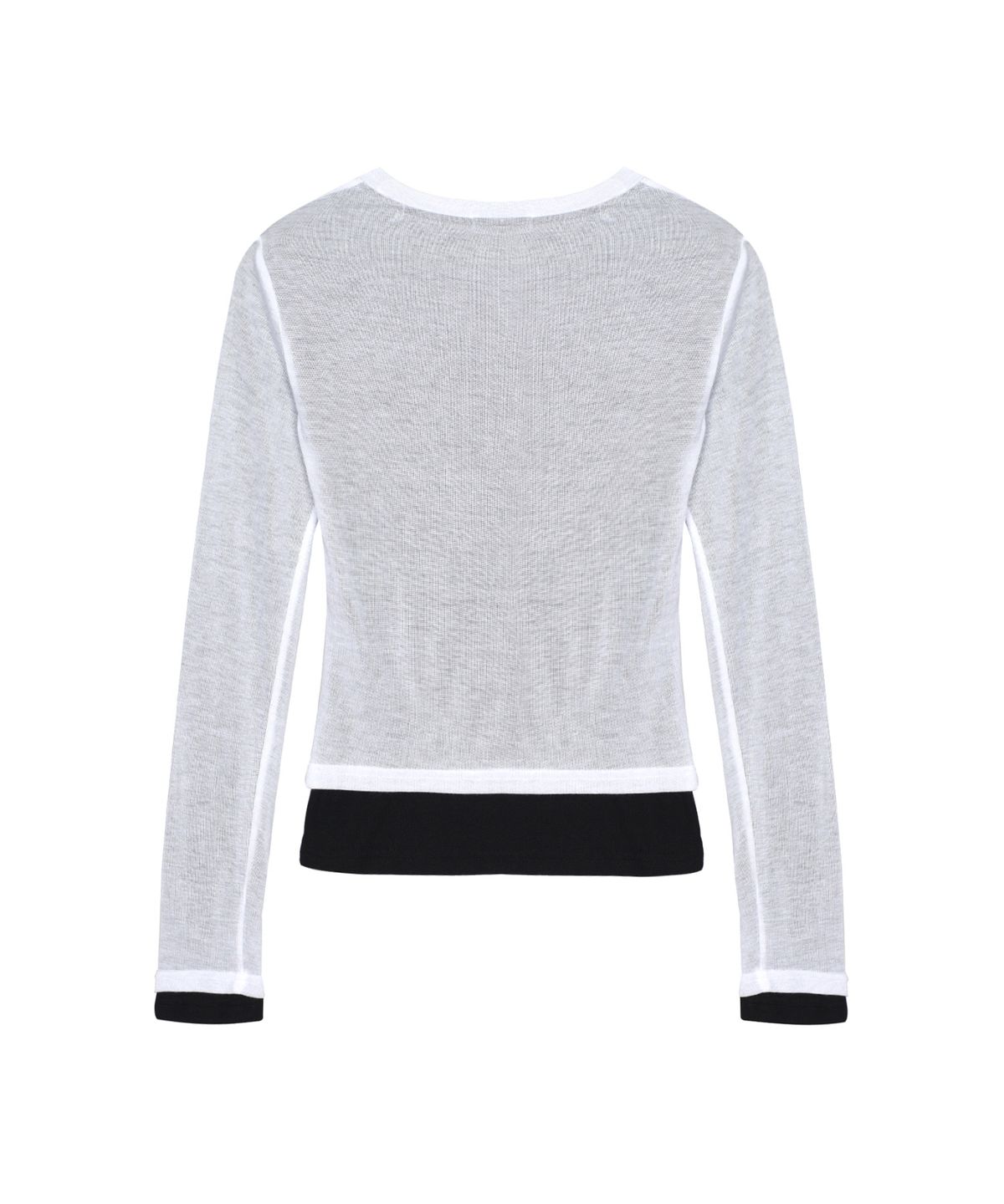 닉앤니콜(NICK&NICOLE) DOUBLE LAYERED LONG SLEEVE TOP_WHITE