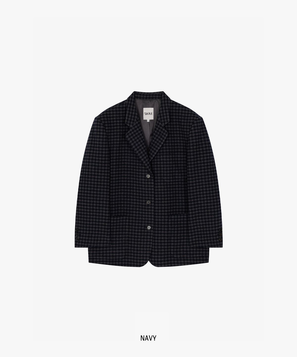그로브(GROVE) PENNY CHECK JAKET (2COLOR)