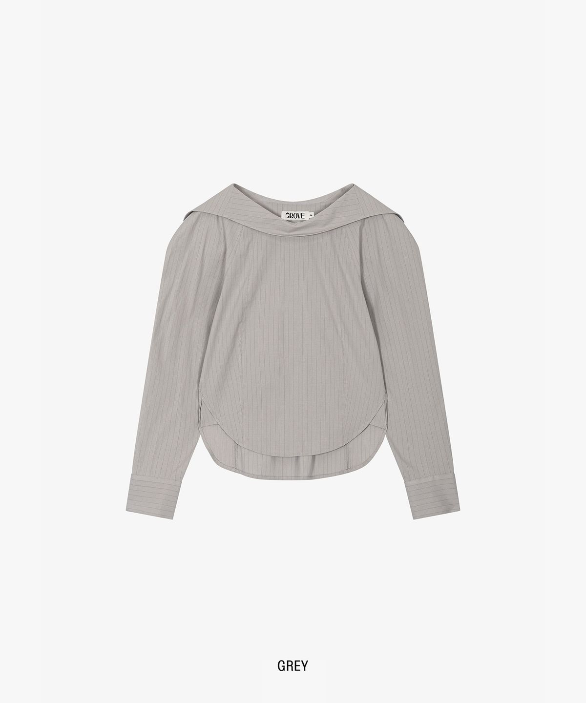 그로브(GROVE) ARIN BOAT NECK BLOUSE (2COLOR)