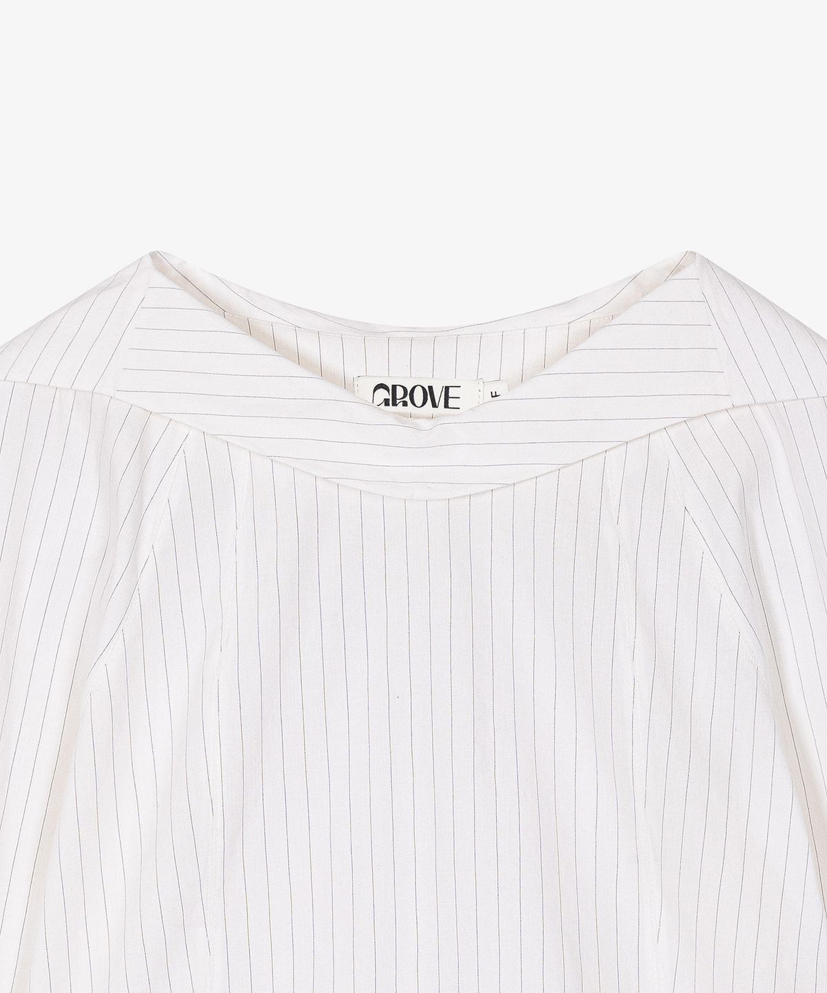그로브(GROVE) ARIN BOAT NECK BLOUSE (2COLOR)