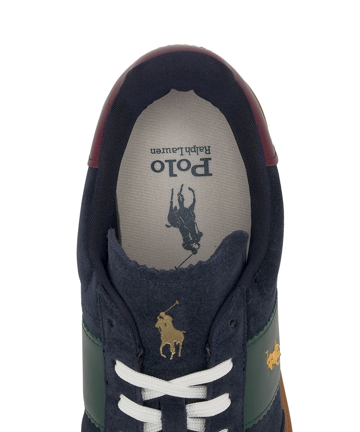 폴로 랄프 로렌(POLO RALPH LAUREN) 헤리티지 아에라 스웨이드 스니커즈-네이비