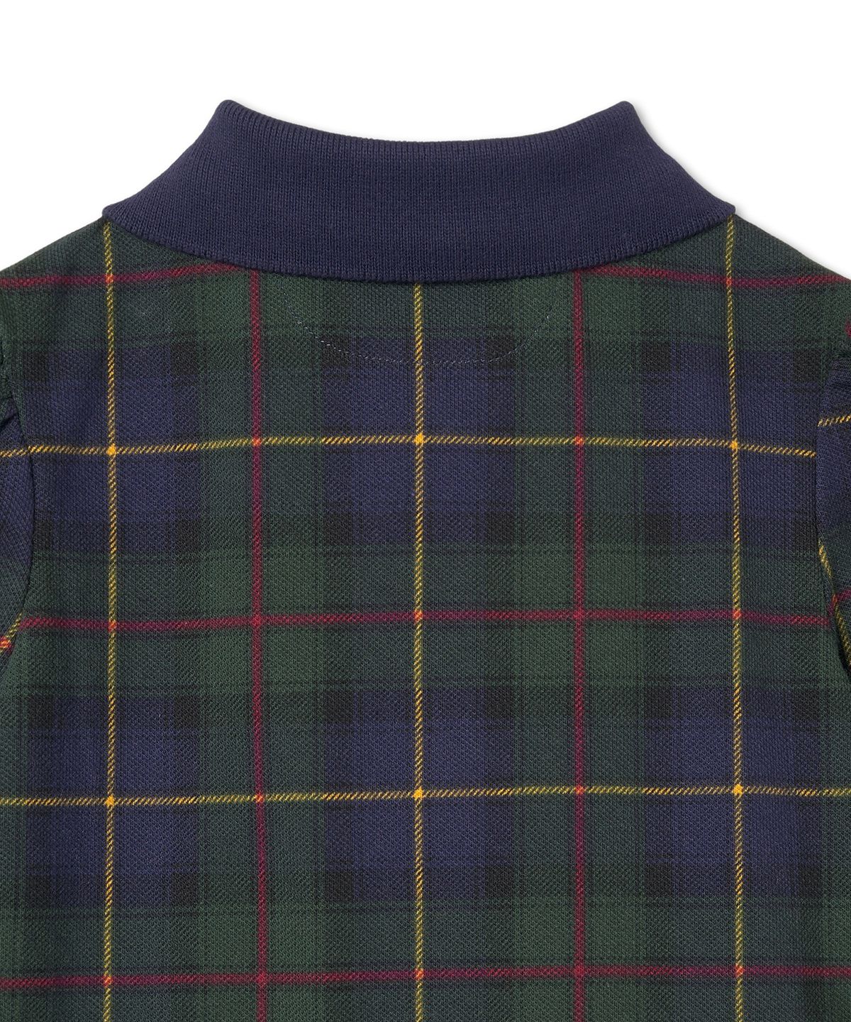 폴로 랄프 로렌 칠드런(POLO RALPH LAUREN CHILDREN) 플래드 스트레치 메시 폴로 드레스 앤 블루머-블랙