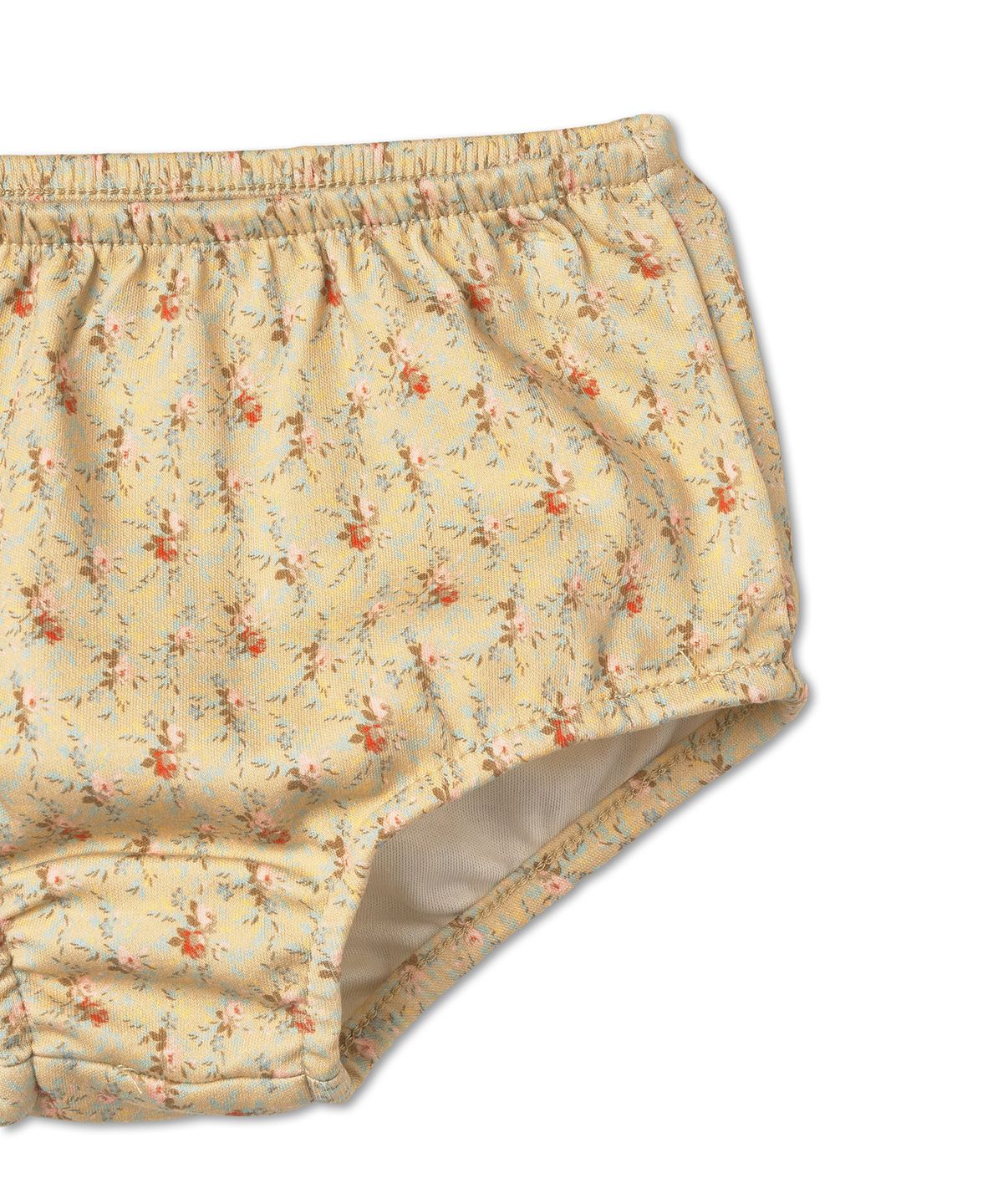 폴로 랄프 로렌 칠드런(POLO RALPH LAUREN CHILDREN) 핸드 스모킹 코튼 드레스 앤 블루머-브라운