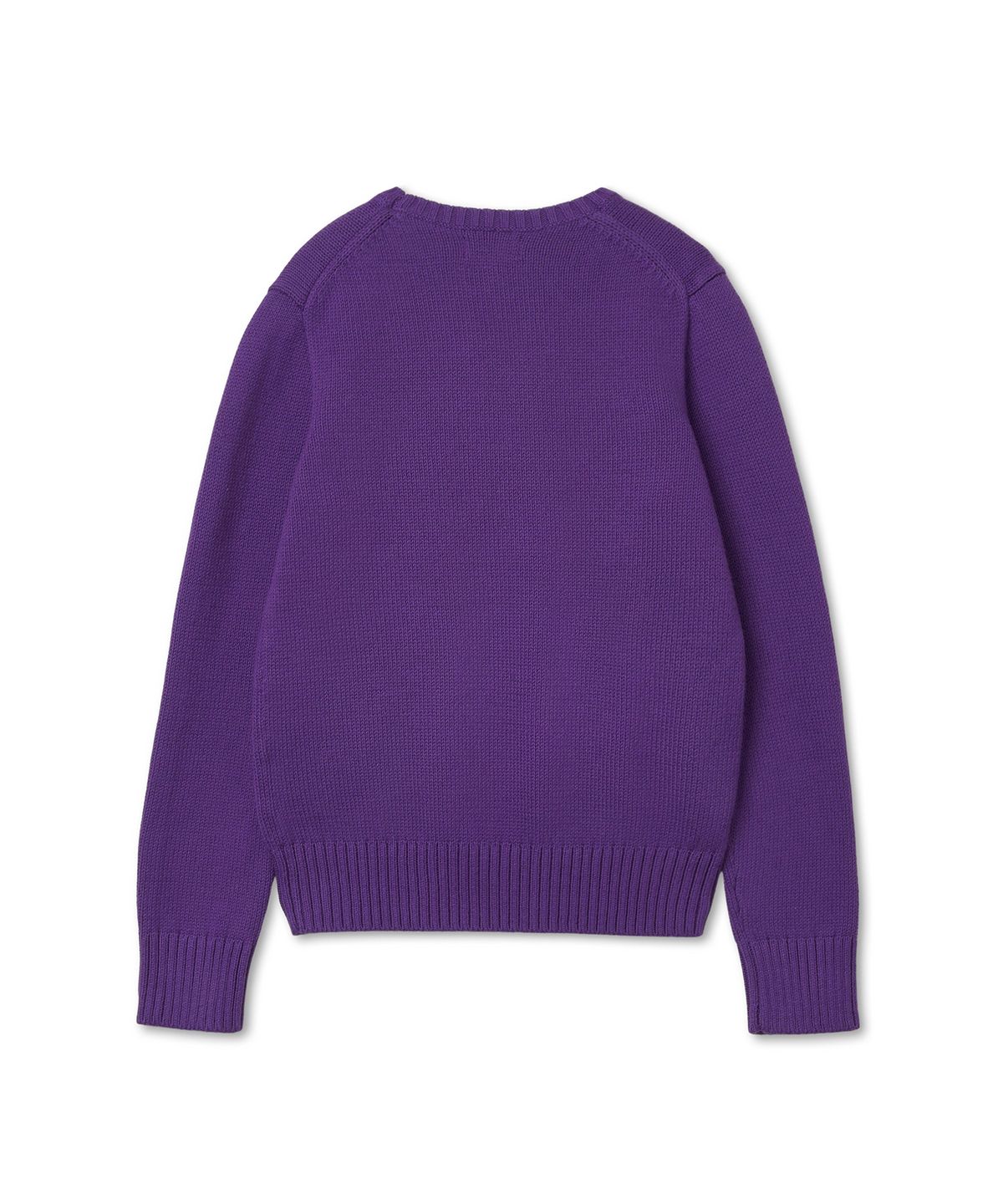 폴로 랄프 로렌 칠드런(POLO RALPH LAUREN CHILDREN) 폴로 베어 크루넥 스웨터-퍼플