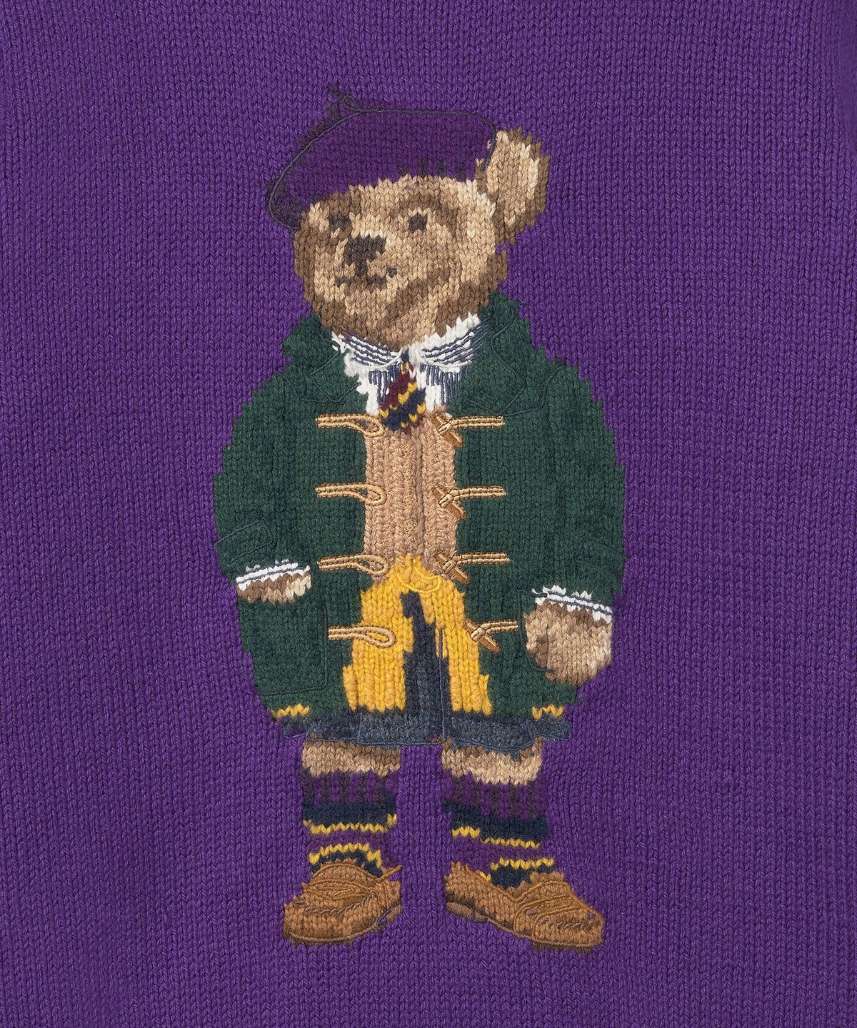 폴로 랄프 로렌 칠드런(POLO RALPH LAUREN CHILDREN) 폴로 베어 크루넥 스웨터-퍼플