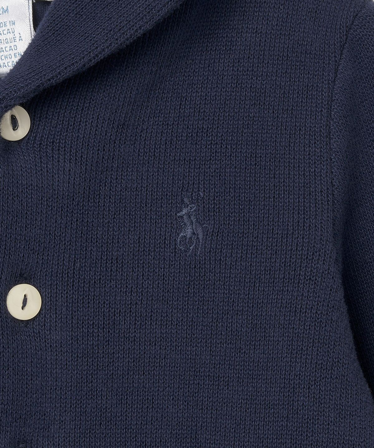 폴로 랄프 로렌 칠드런(POLO RALPH LAUREN CHILDREN) 프렌치 리브 코튼 숄 커버올-네이비