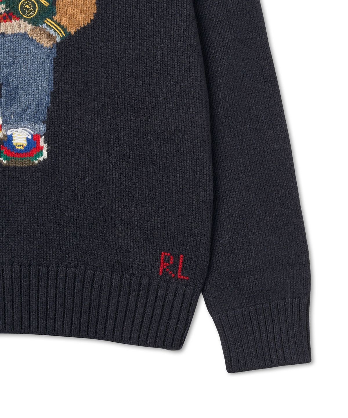 폴로 랄프 로렌 칠드런(POLO RALPH LAUREN CHILDREN) 폴로 베어 크루넥 스웨터-네이비