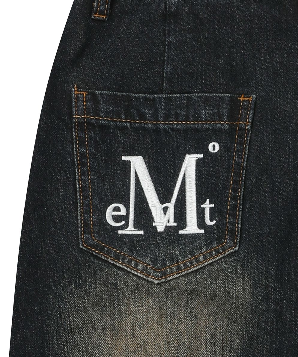 【MUCENT】Crane Back Pocket Big Logo Denim Skirt★追跡可 MUSINSA | MUCENT Crayon Back Pocket Big Logo Denim Skirt (2