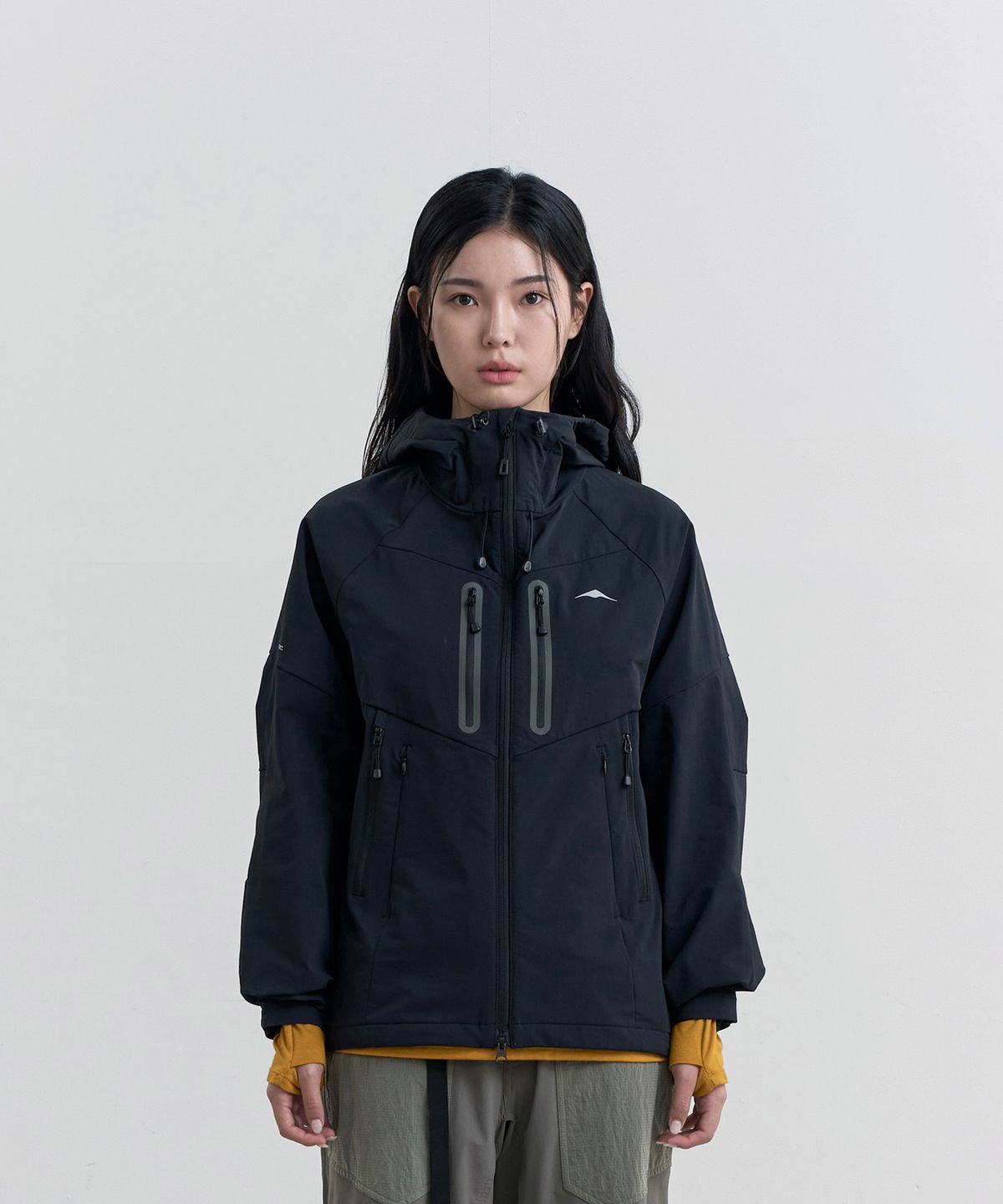 고요웨어(GOYOWEAR) 스펙터 더블 집 자켓 (블랙)