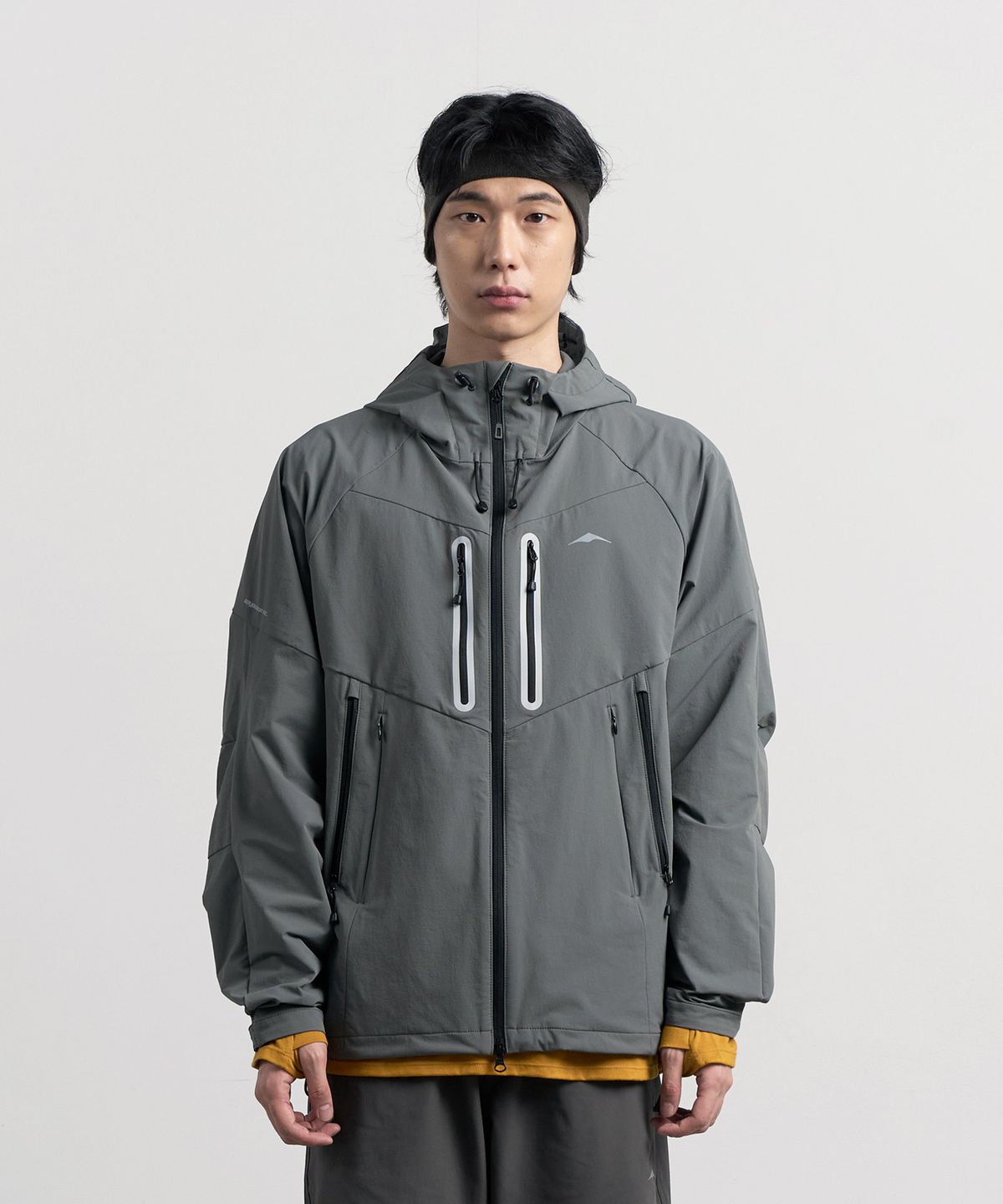 고요웨어(GOYOWEAR) 스펙터 더블 집 자켓 (폴리지 그레이)