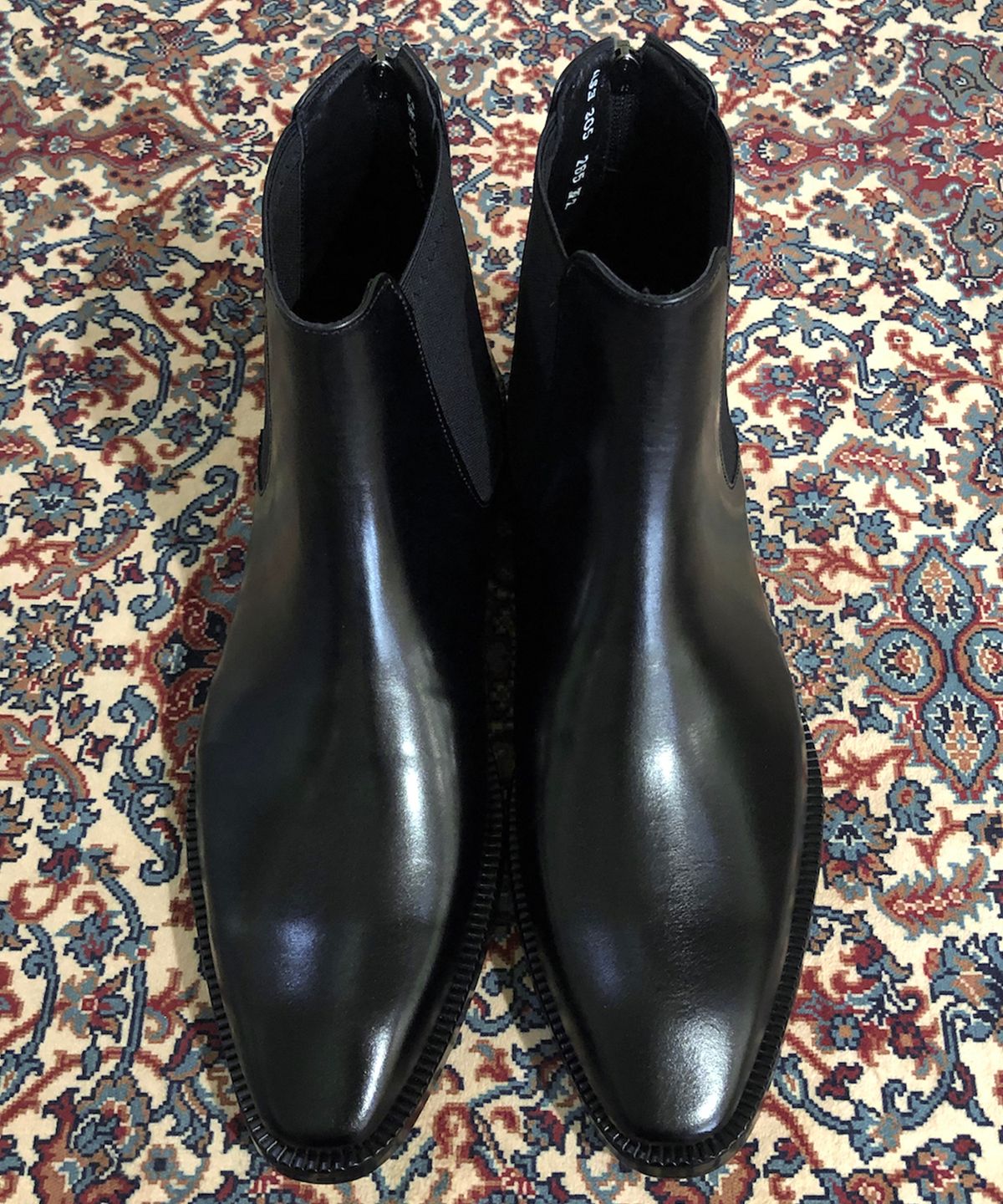 조앤슈(JOENSHOE) 백지퍼 릴 첼시부츠 블랙
