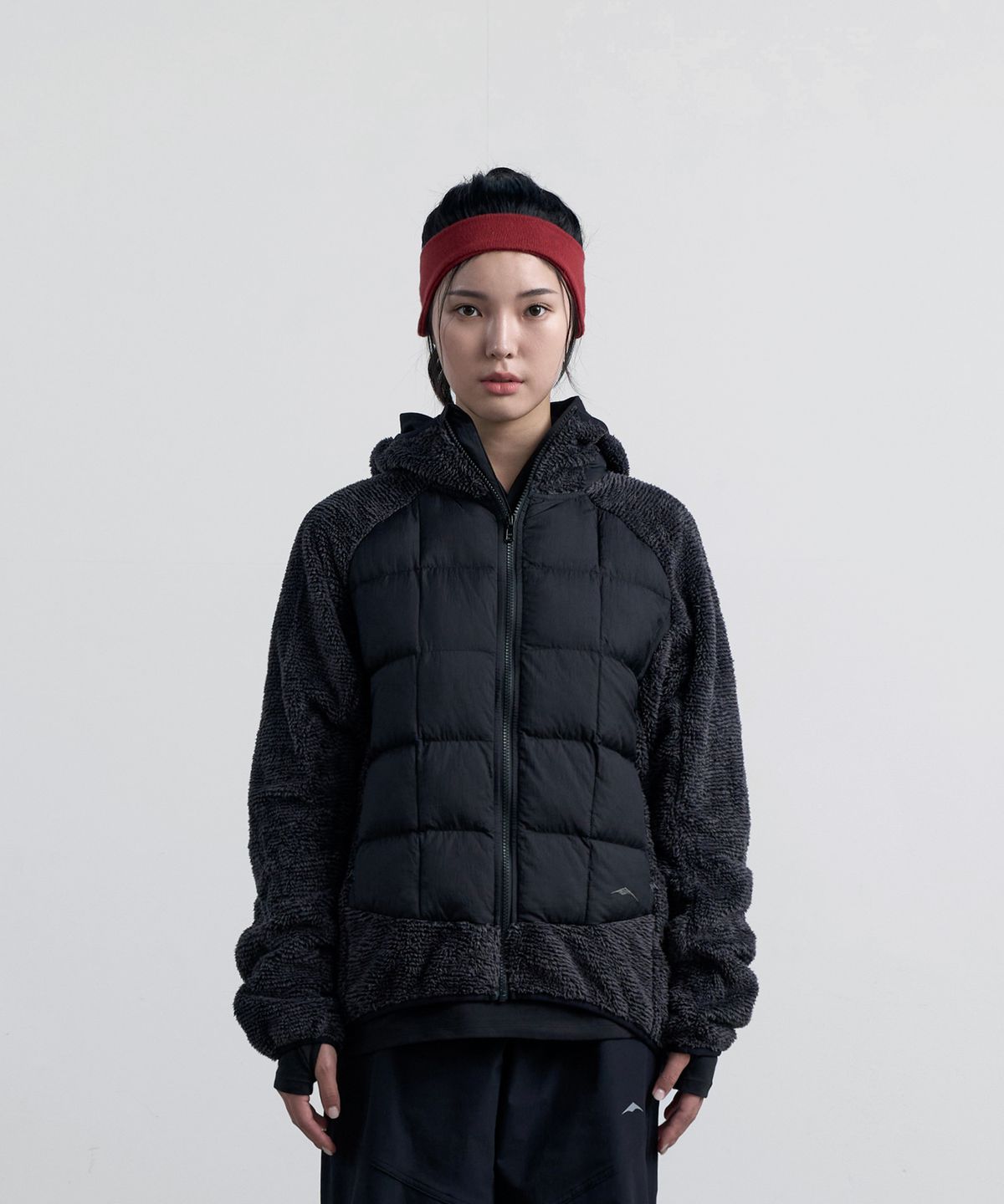 고요웨어(GOYOWEAR) 알로이 플리스 후디 자켓 (블랙)