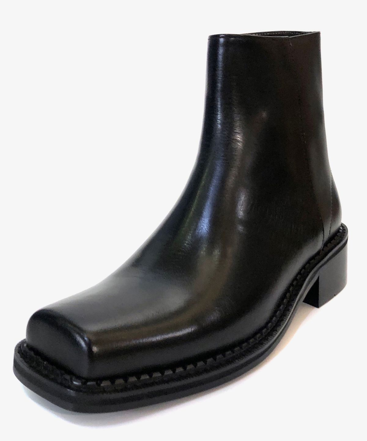 조앤슈(JOENSHOE) 클라이네 스퀘어 사이드지퍼 부츠 블랙