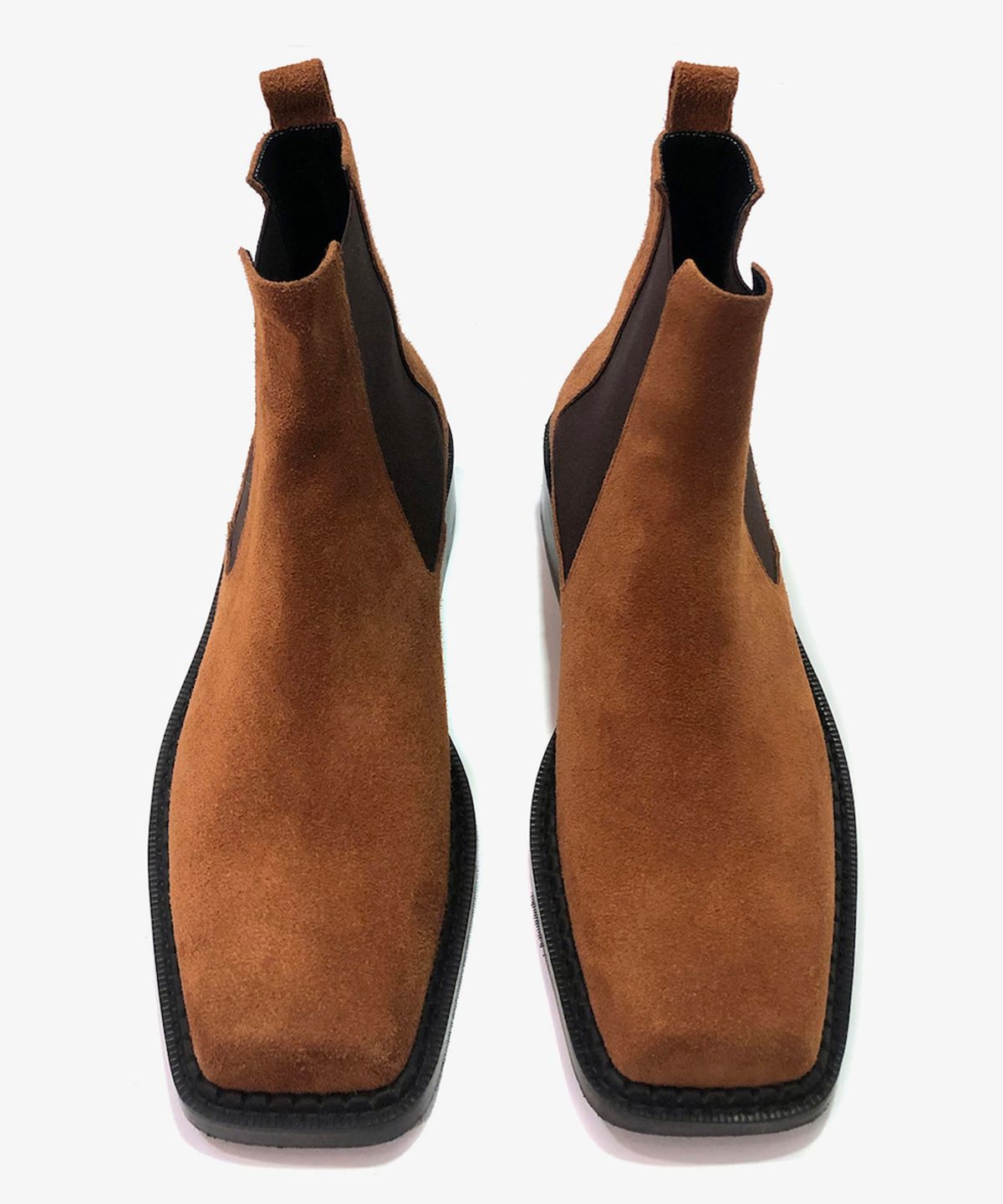 조앤슈(JOENSHOE) 클라이네 스퀘어 첼시부츠 브라운