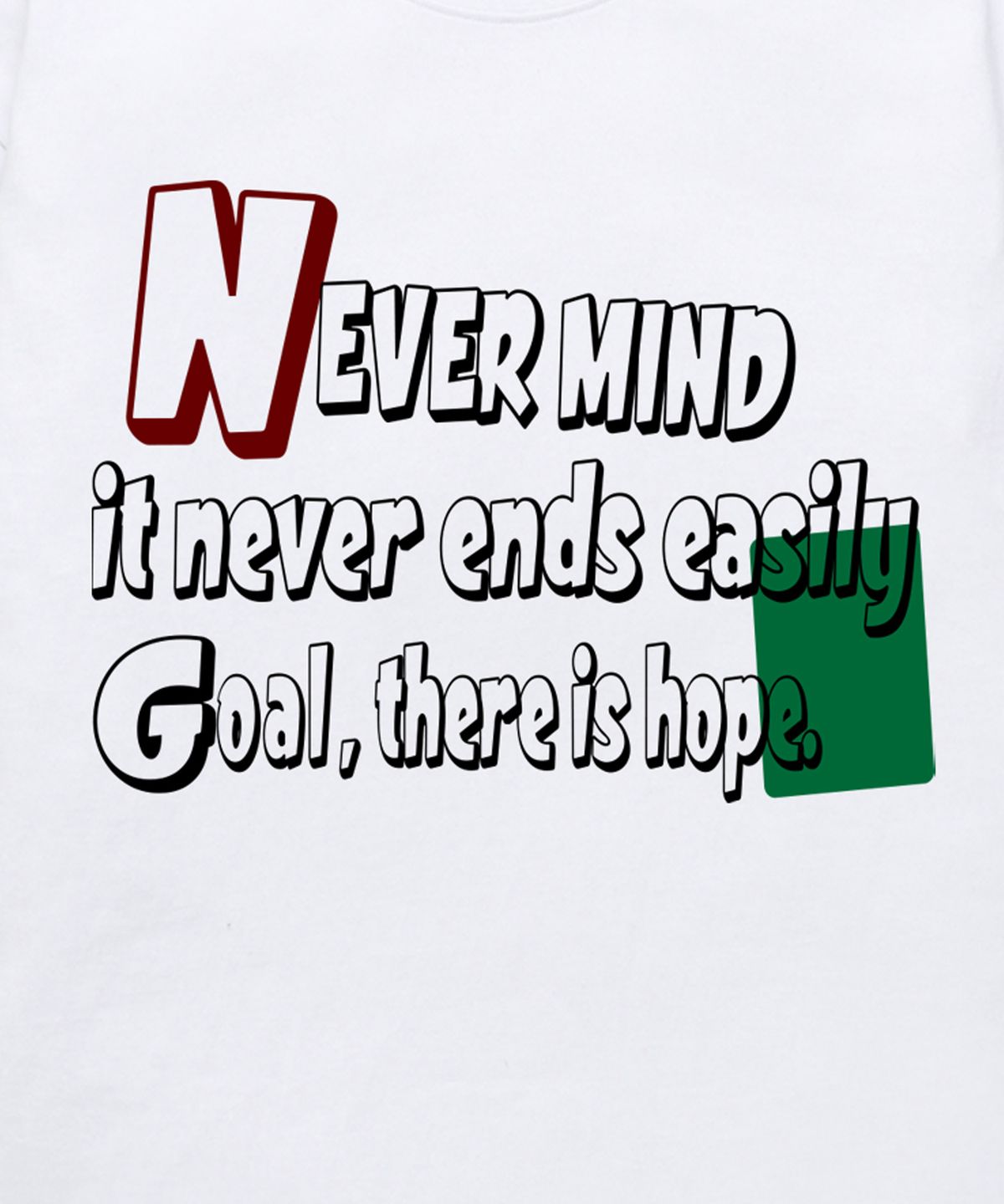 밴웍스(VANNWORKS) NEVER MIND 롱슬리브 (VLS099) 화이트