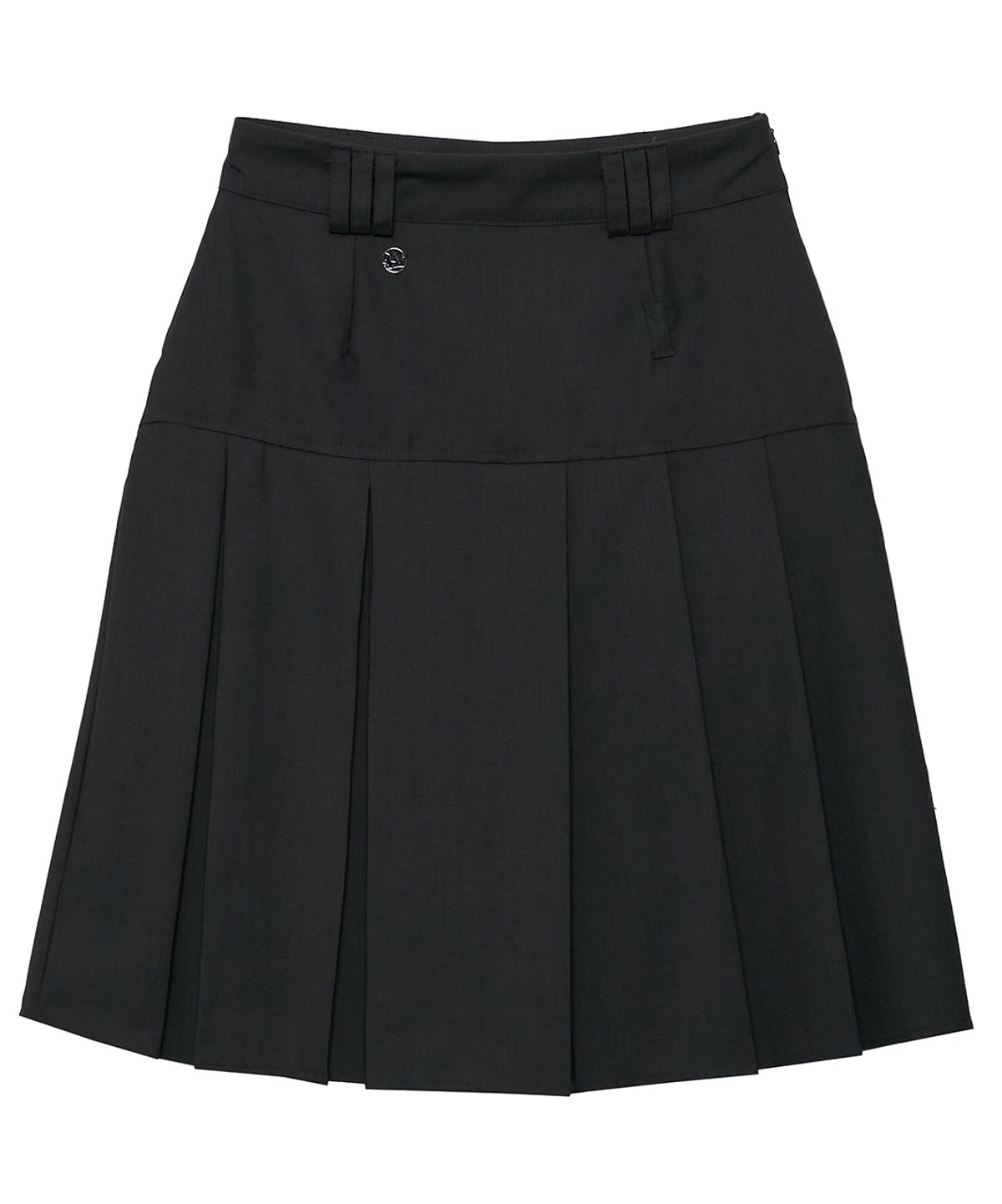 플레어업(FLAREUP) Pleats Midi Skirt (FL-243_Black)