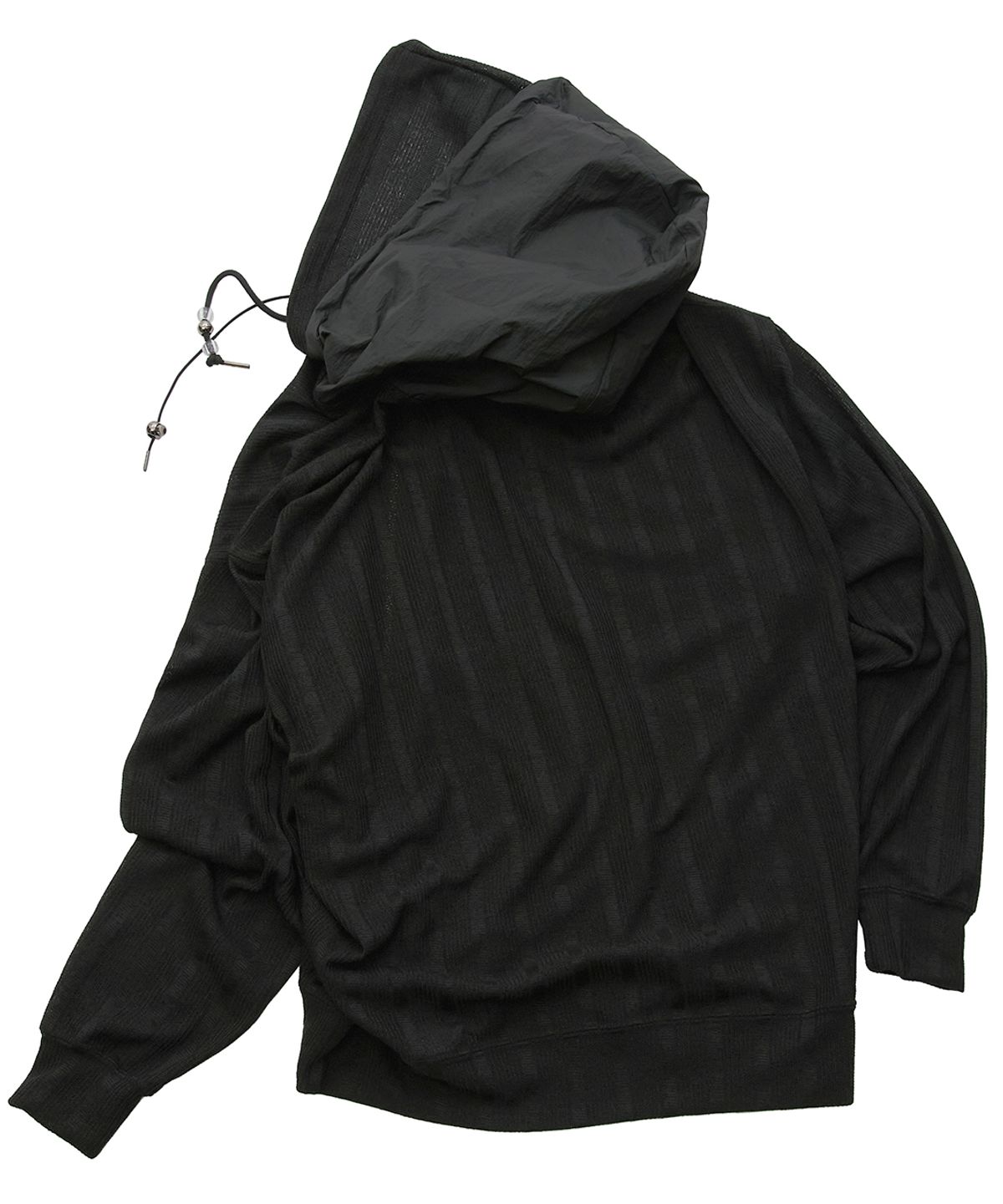 플레어업(FLAREUP) Oversized 2-Hooded Zip Up (FL-139_Black)