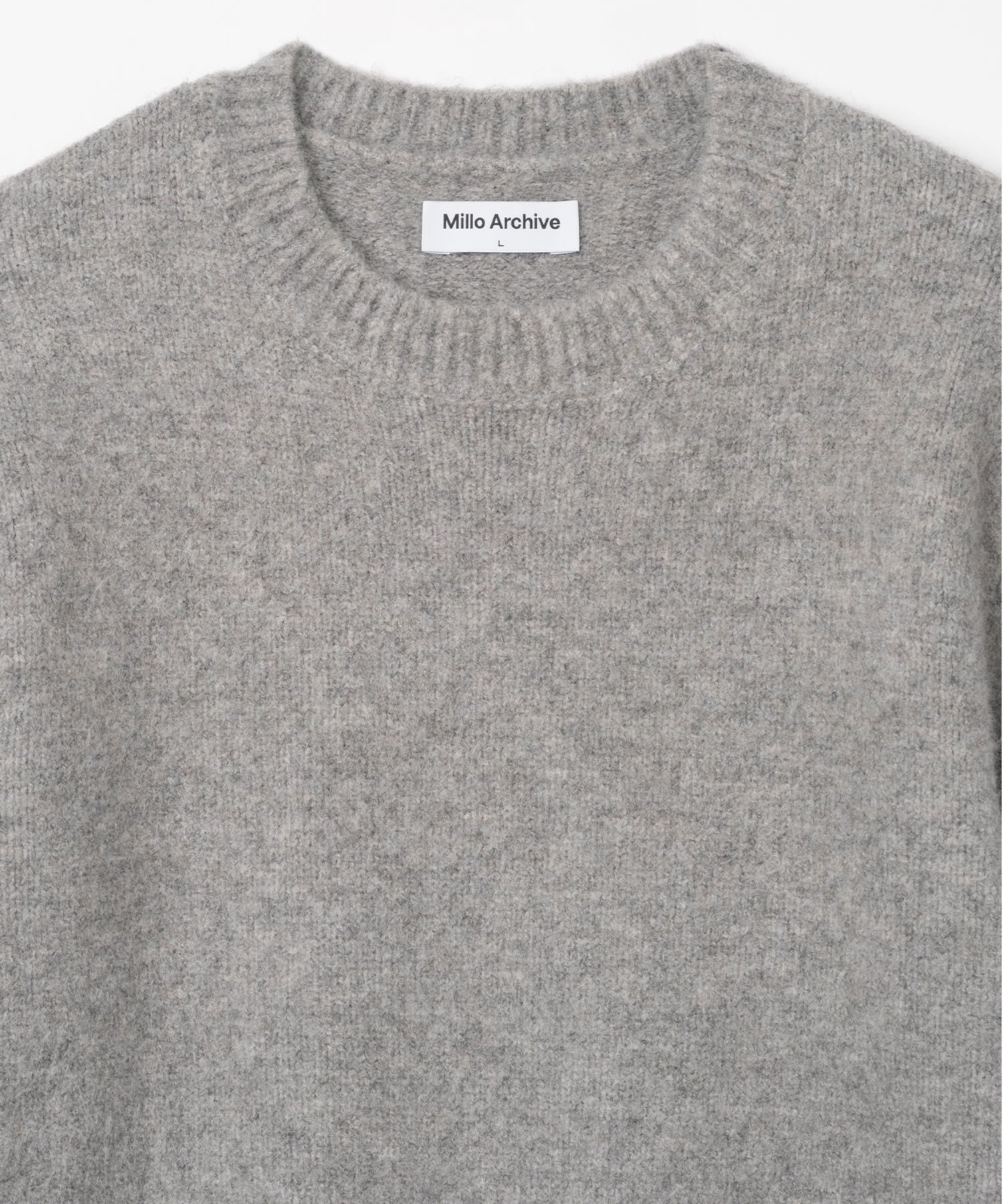 MILLO ARCHIVE ♥ Crop Silhouette Knit/ 追跡付 MUSINSA | MILLO ARCHIVE Crop Silhouette Knit [Black]