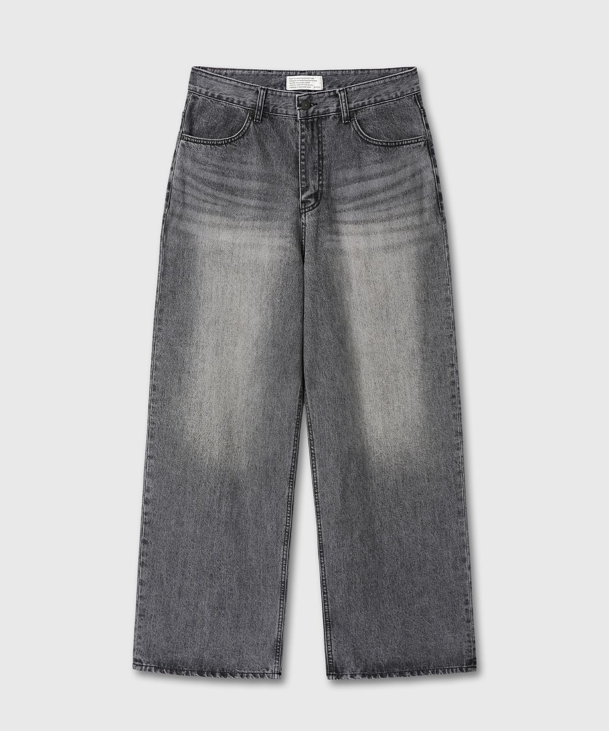 다이브인(DIVEIN) LOOSED WIDE DENIM PANTS (WASHED BLACK)