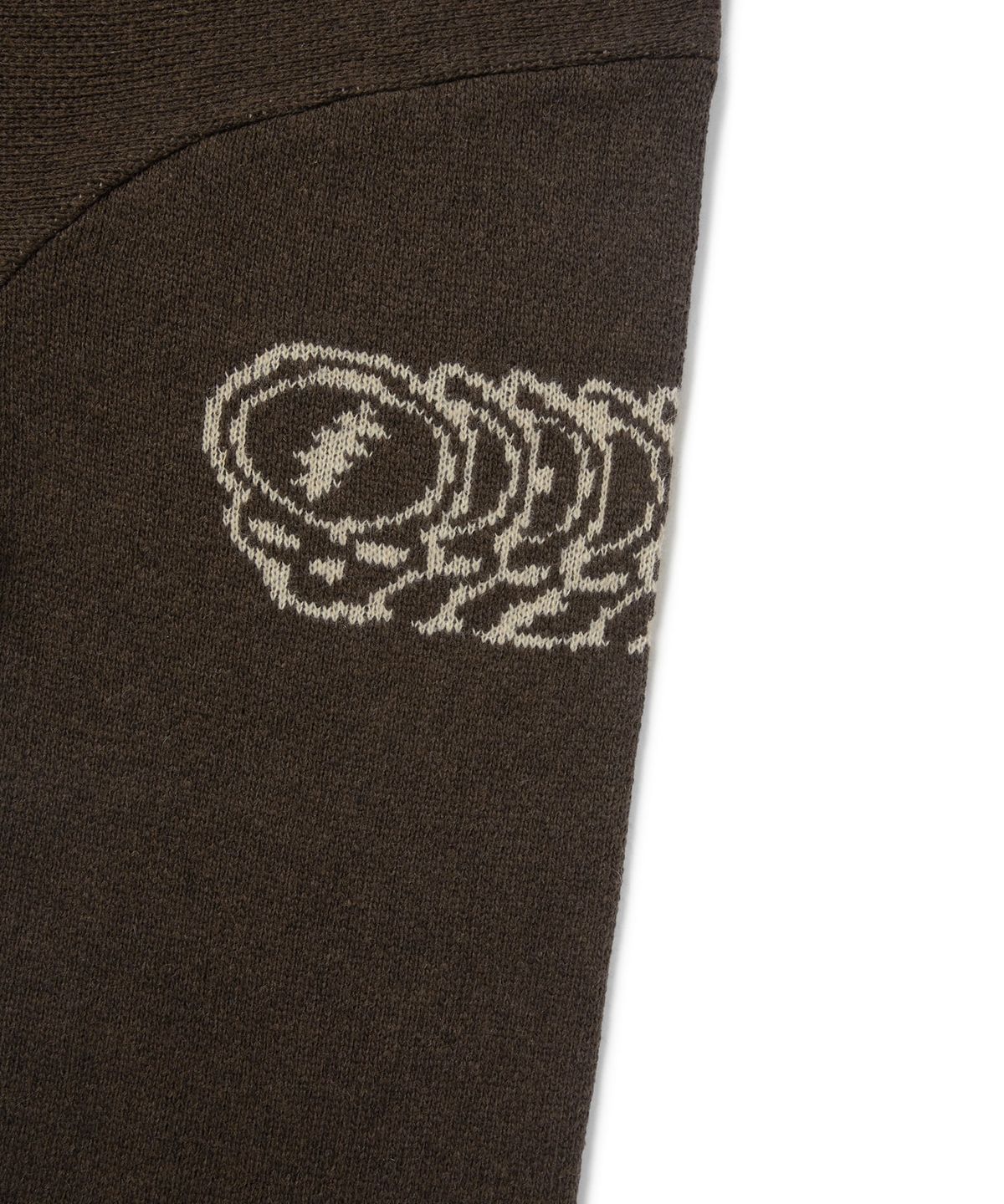 디스이즈네버댓(THISISNEVERTHAT) GD Iconography Knit Sweater Brown