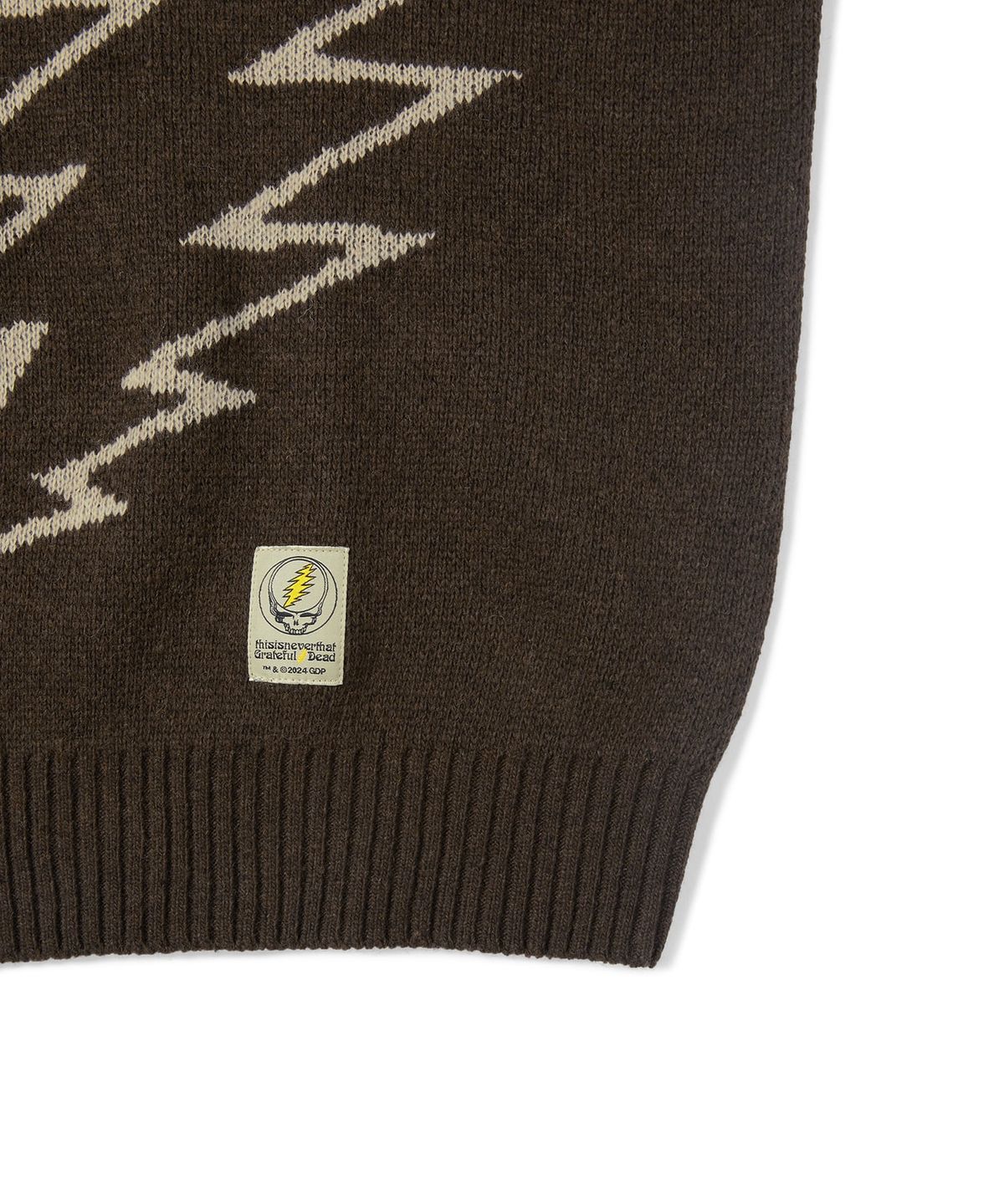 디스이즈네버댓(THISISNEVERTHAT) GD Iconography Knit Sweater Brown