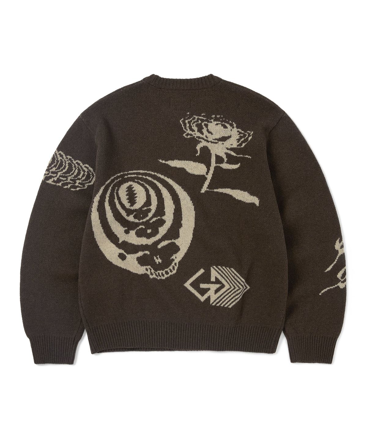 디스이즈네버댓(THISISNEVERTHAT) GD Iconography Knit Sweater Brown