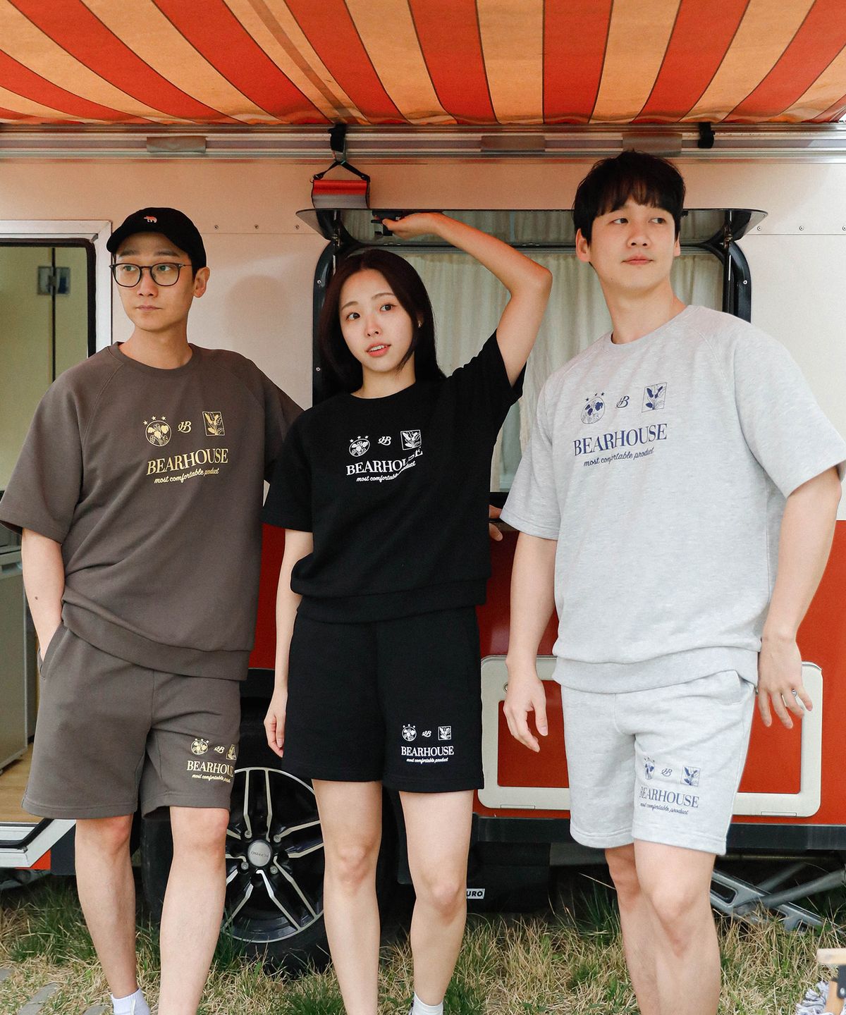 베어하우스(BEARHOUSE) 코트니(Cotny) 스웻 쇼츠_MG
