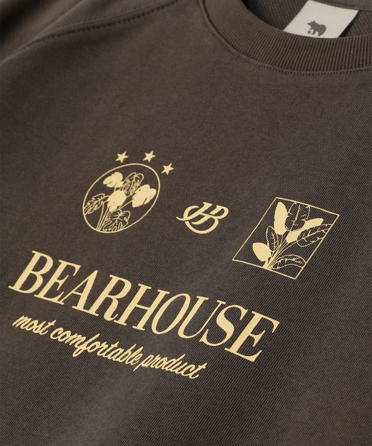 베어하우스(BEARHOUSE) W 코트니(Cotny) 숏 스웻_KH