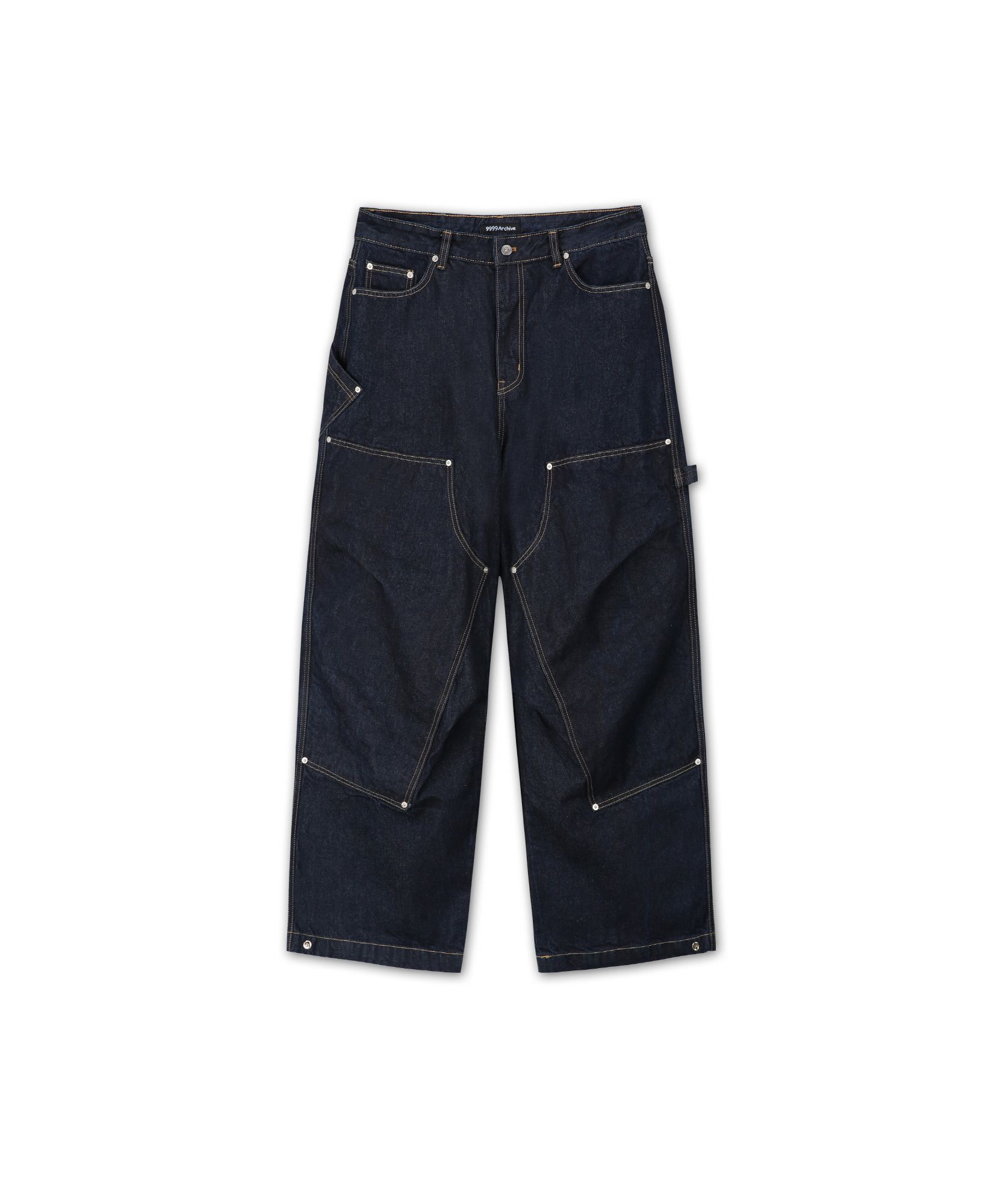 MUSINSA公式 | 9999ARCHIVE Double Knee Denim Pants