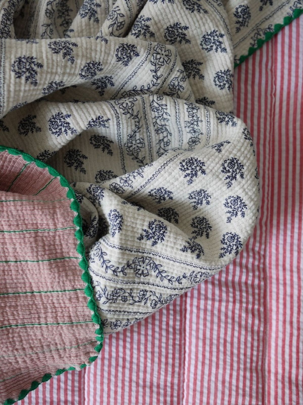 봄봄패브릭스(BOMBOM FABRICS) 3중 면거즈 블랭킷 여름이불