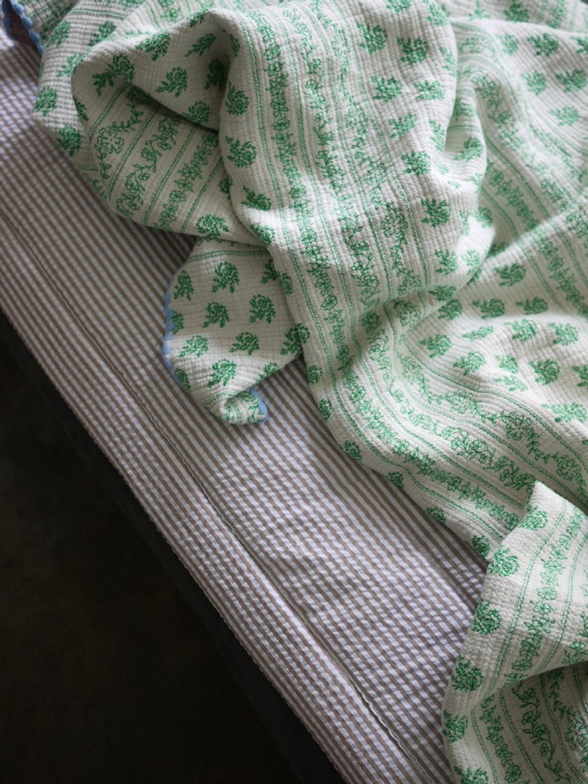 봄봄패브릭스(BOMBOM FABRICS) 3중 면거즈 블랭킷 캠핑 이불